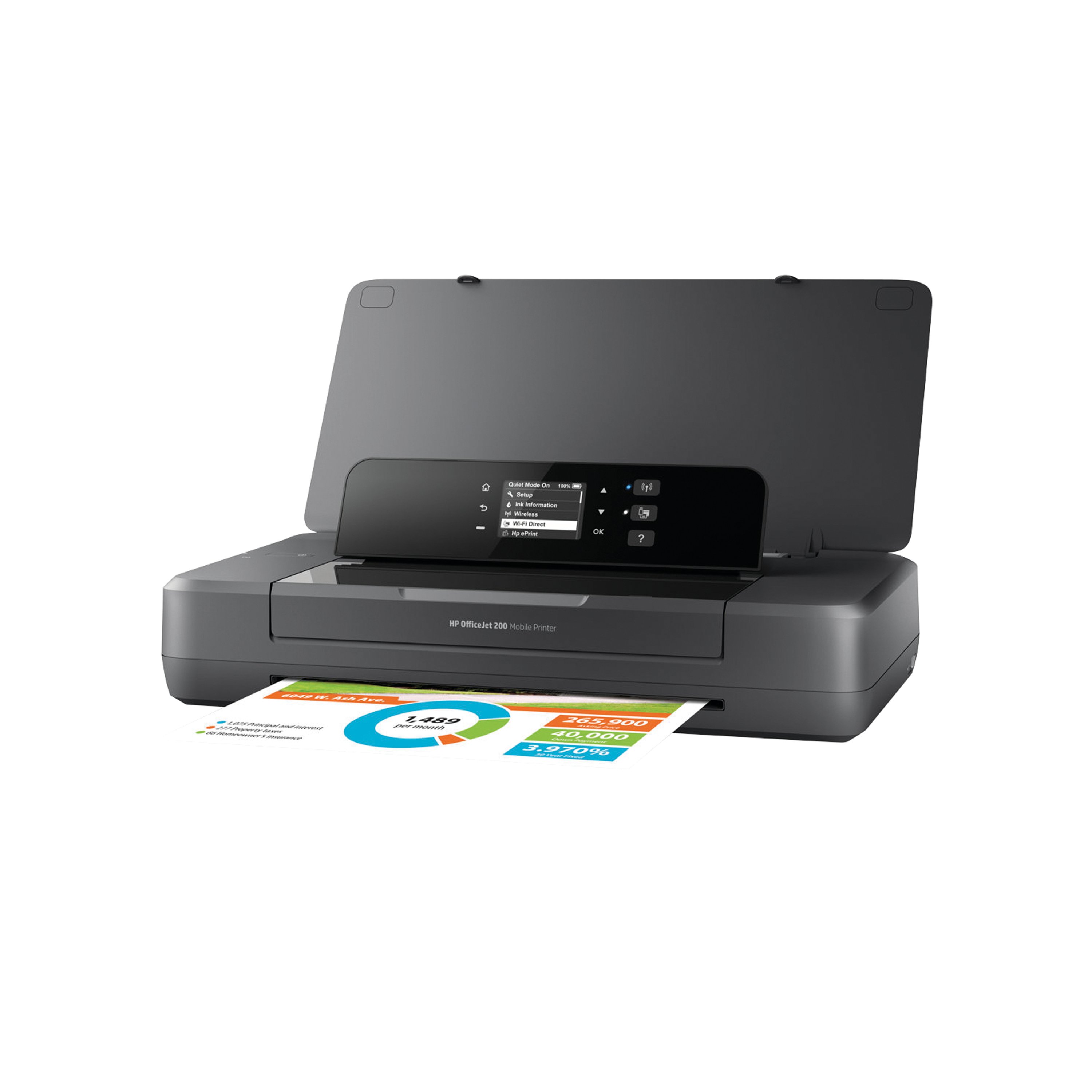 Image of HP OfficeJet 200 Mobile Colour Inkjet Printer CZ993A#BHC