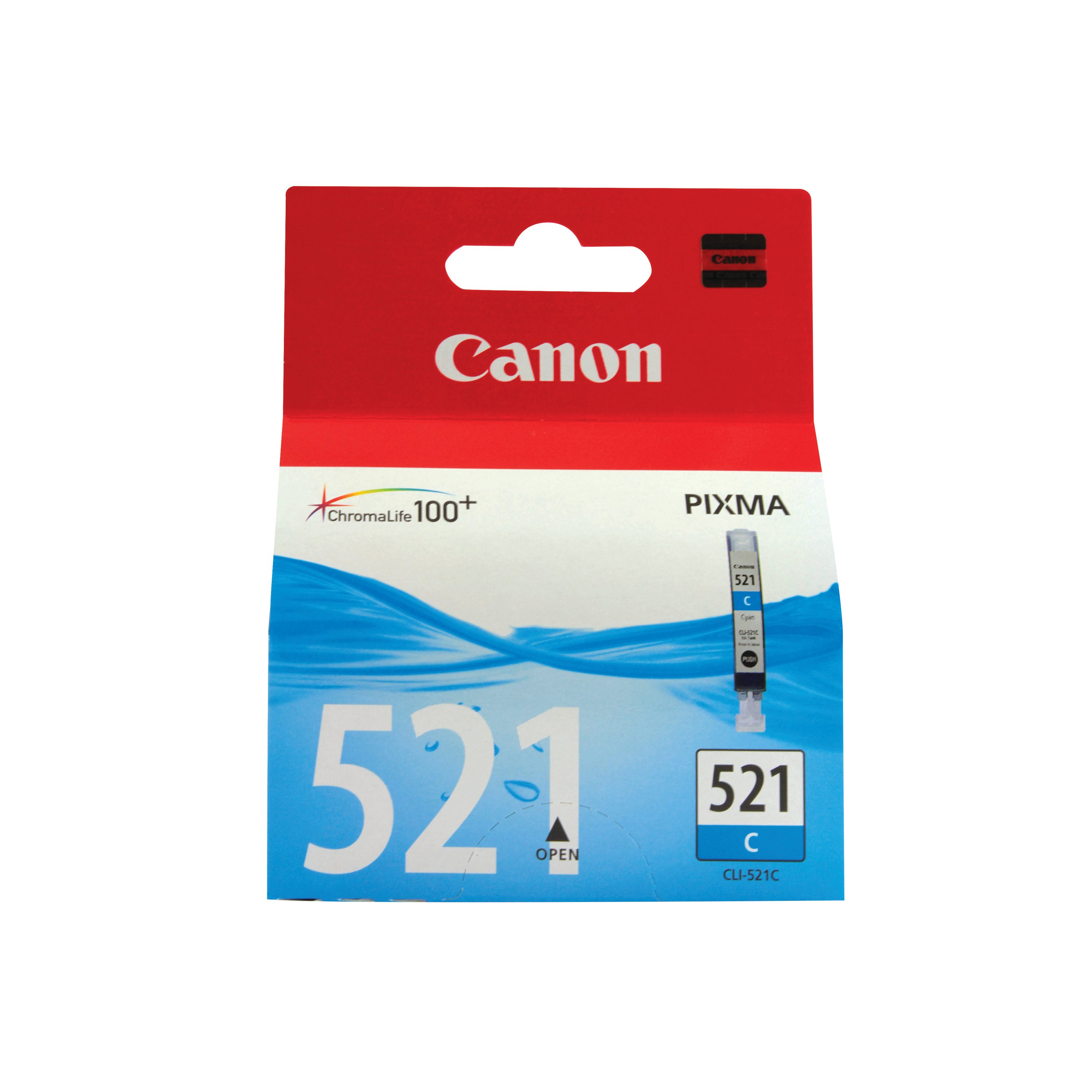 Image of Canon CLI-521C Ink Cartridge Cyan 2934B001