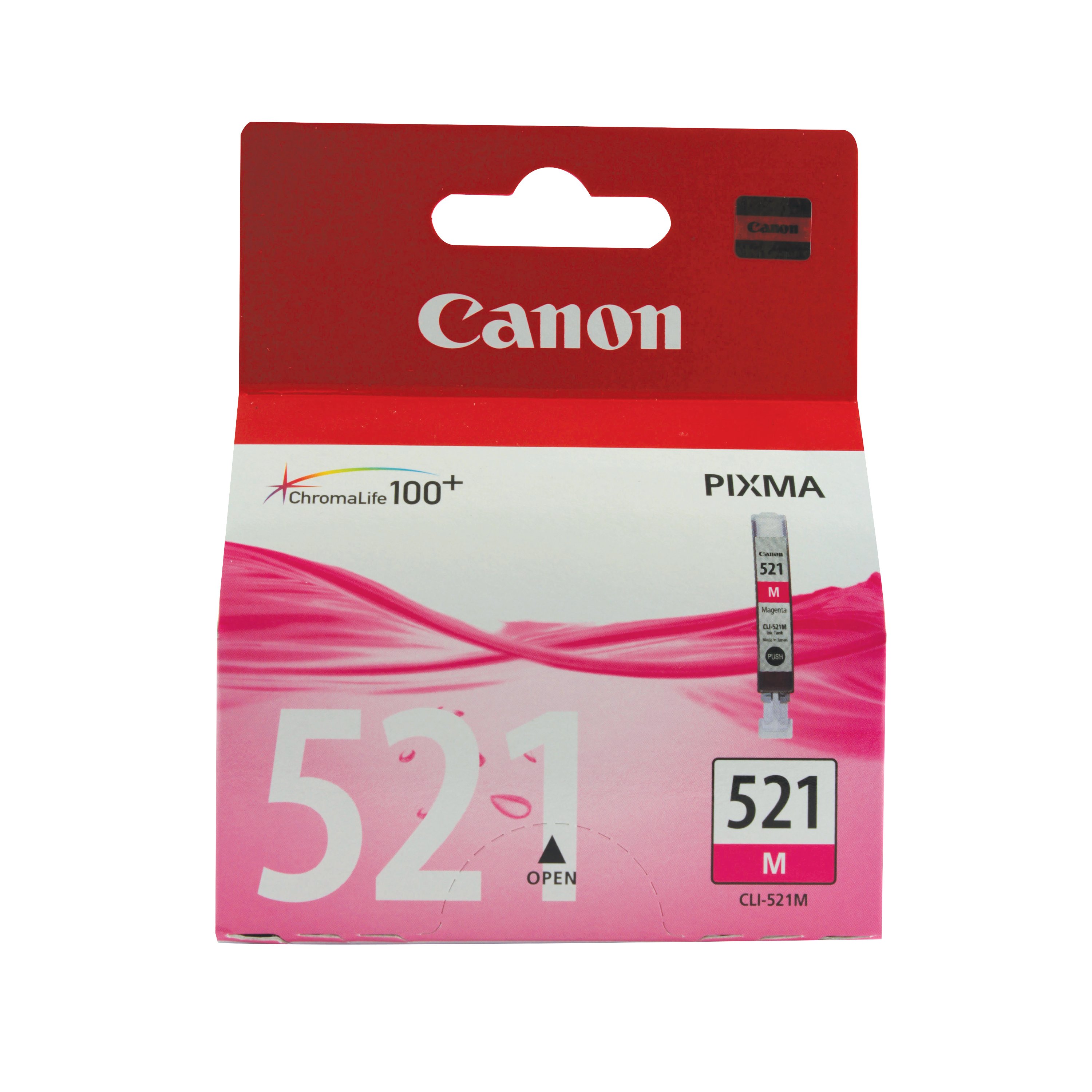 Image of Canon CLI-521M Ink Cartridge Magenta 2935B001