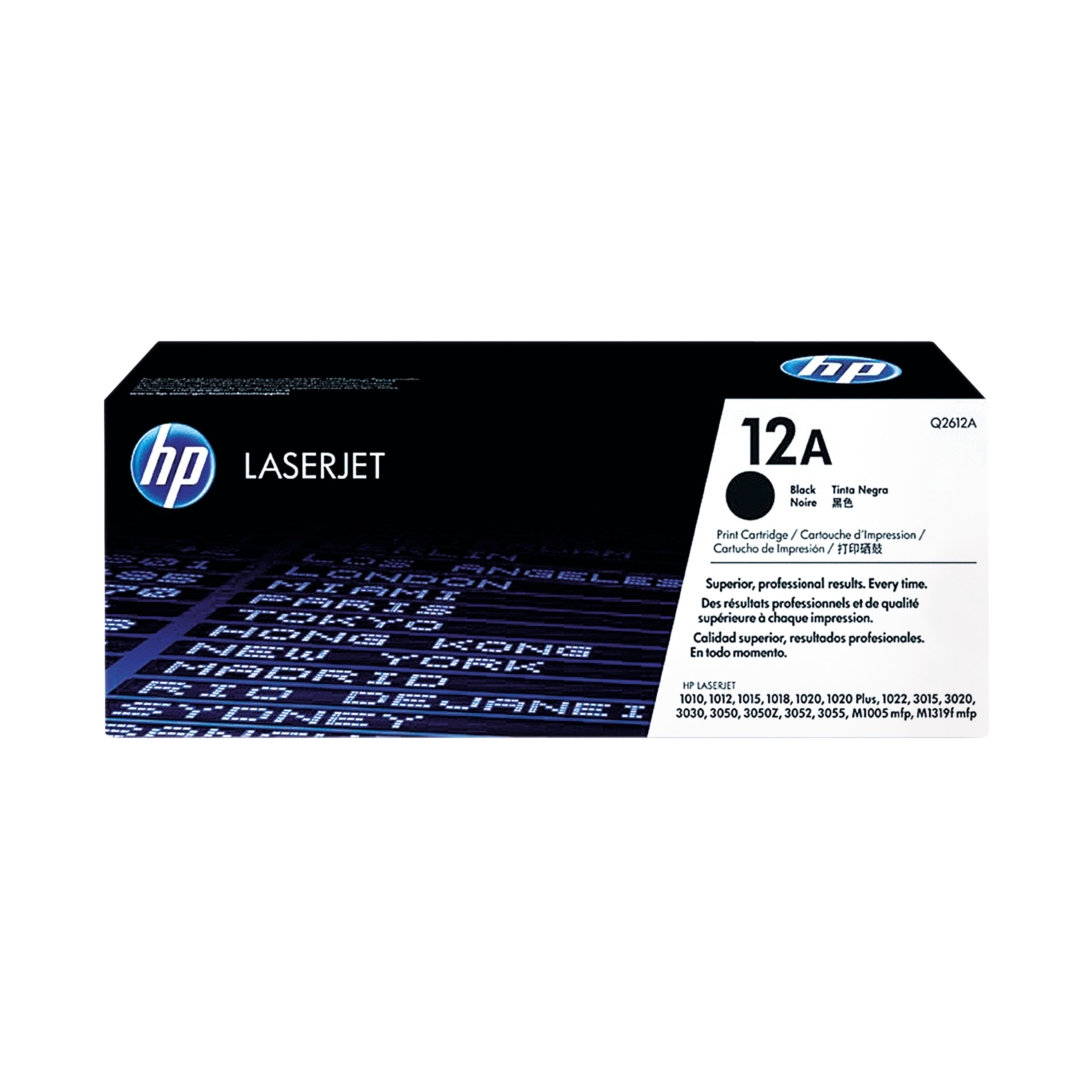 Image of HP 12A Original LaserJet Toner Cartridge Black Q2612A