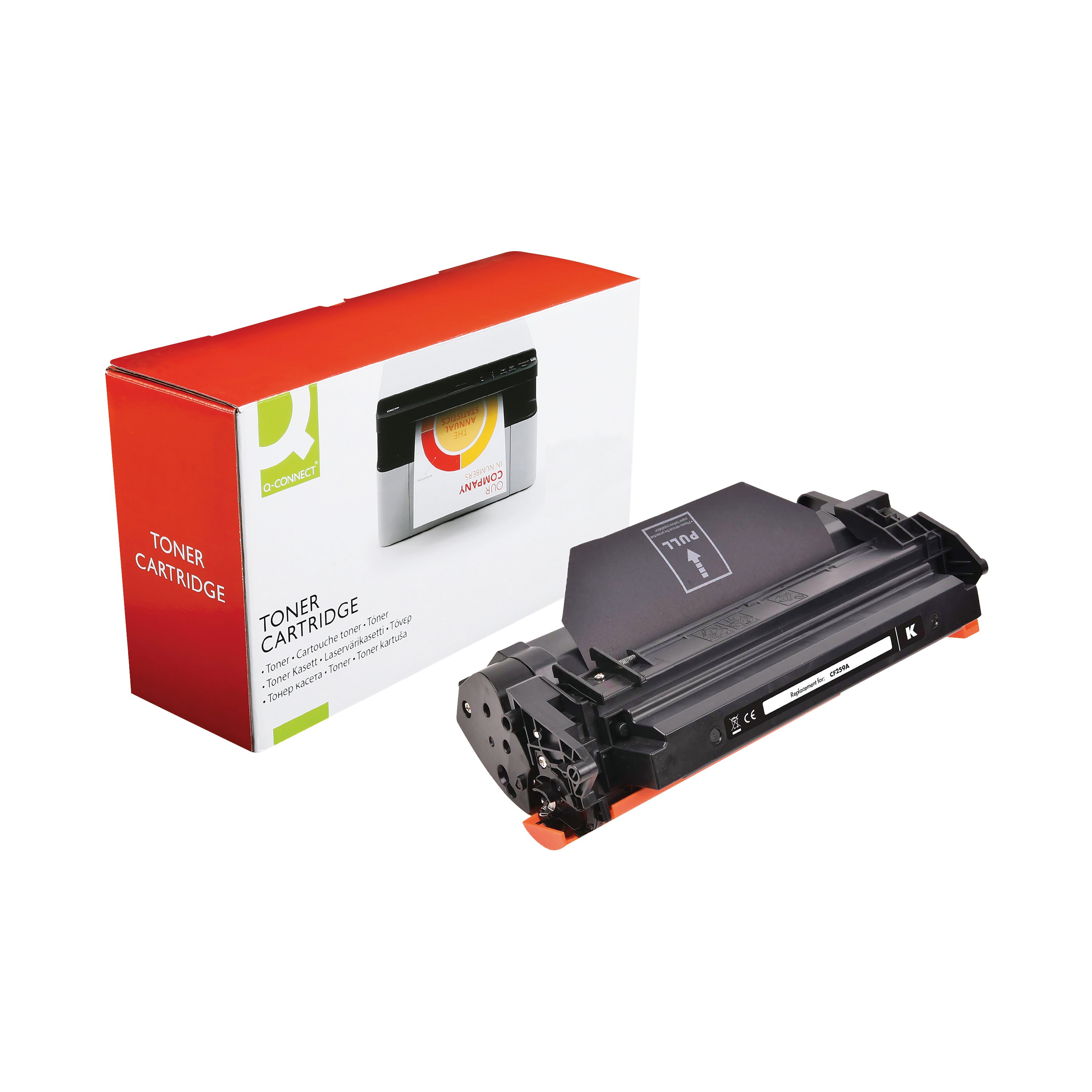 Image of Q-Connect Compatible Toner Cartridge Black For HP CF259A CF259A-COMP