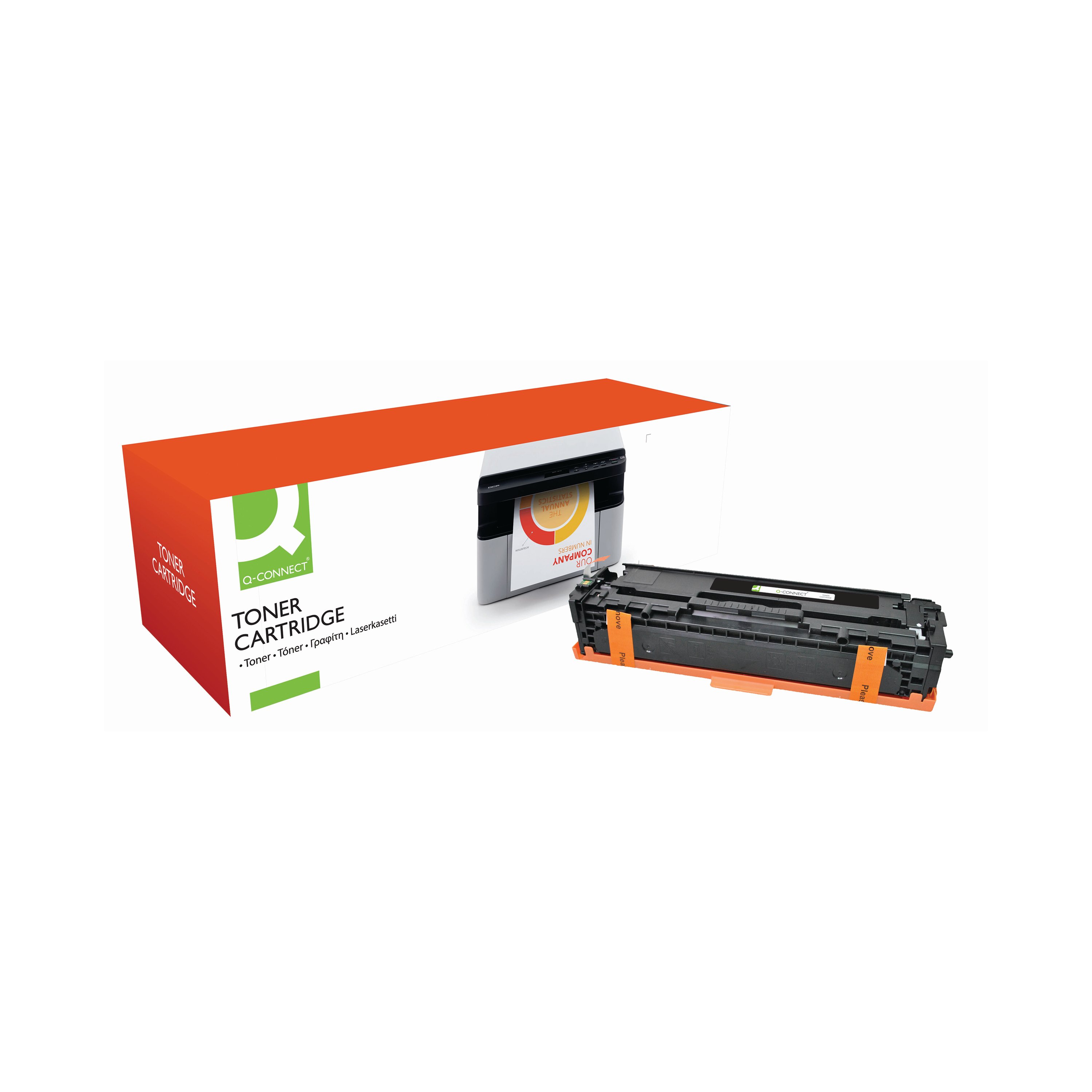 Image of Q-Connect Compatible Toner Cartridge Black For HP CF210A CF210A-COMP