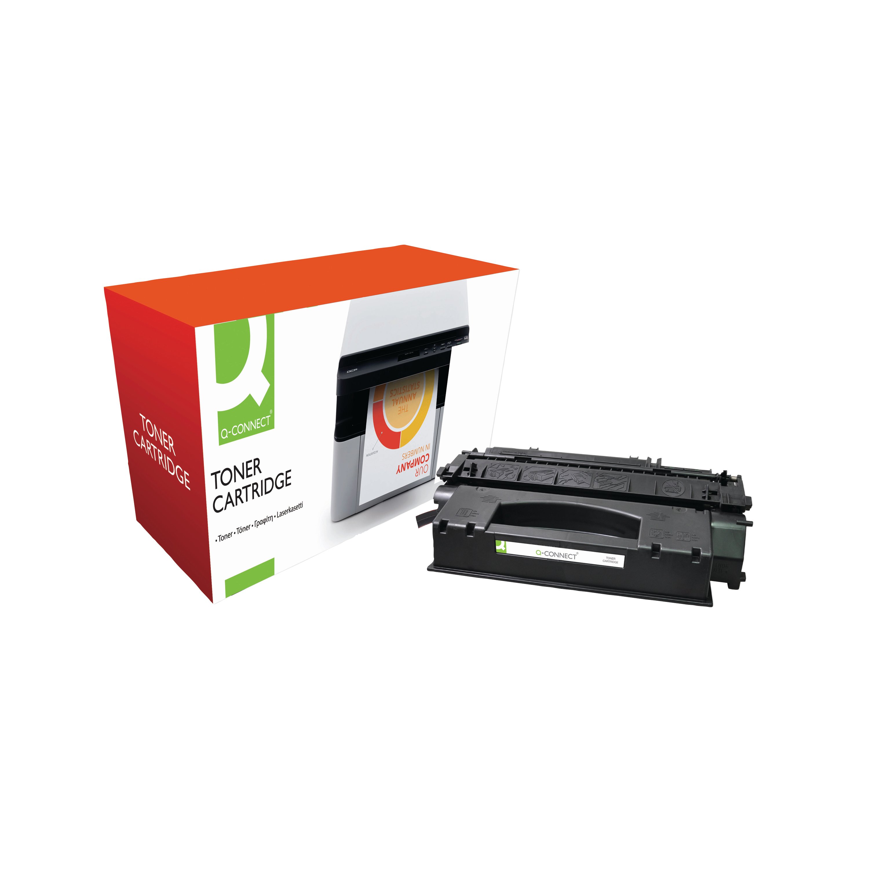 Image of Q-Connect Compatible Toner Cartridge High Yield Black For HP Q5949X Q5949X-COMP