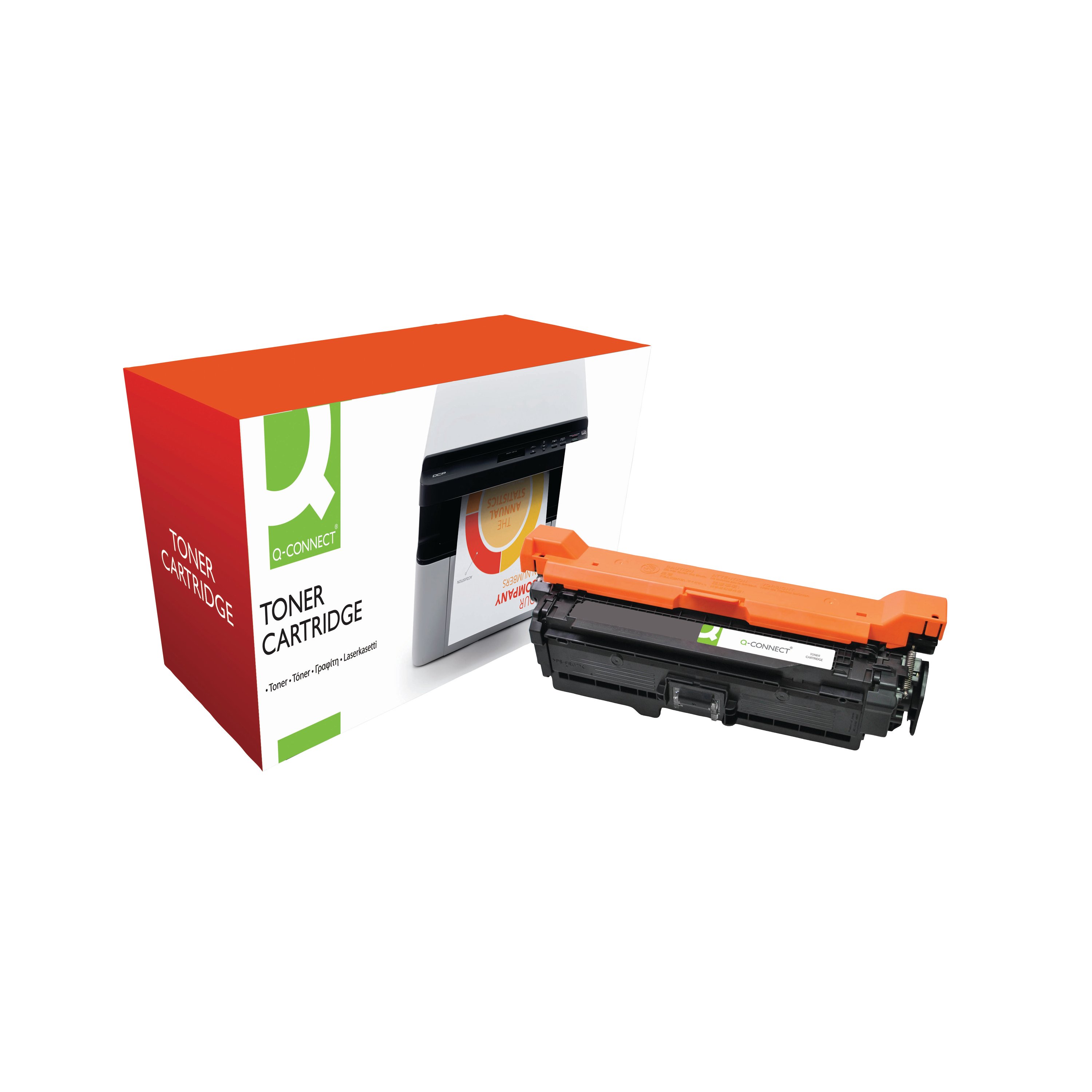 Image of Q-Connect Compatible Toner Cartridge Black For HP CE400A CE400A-COMP