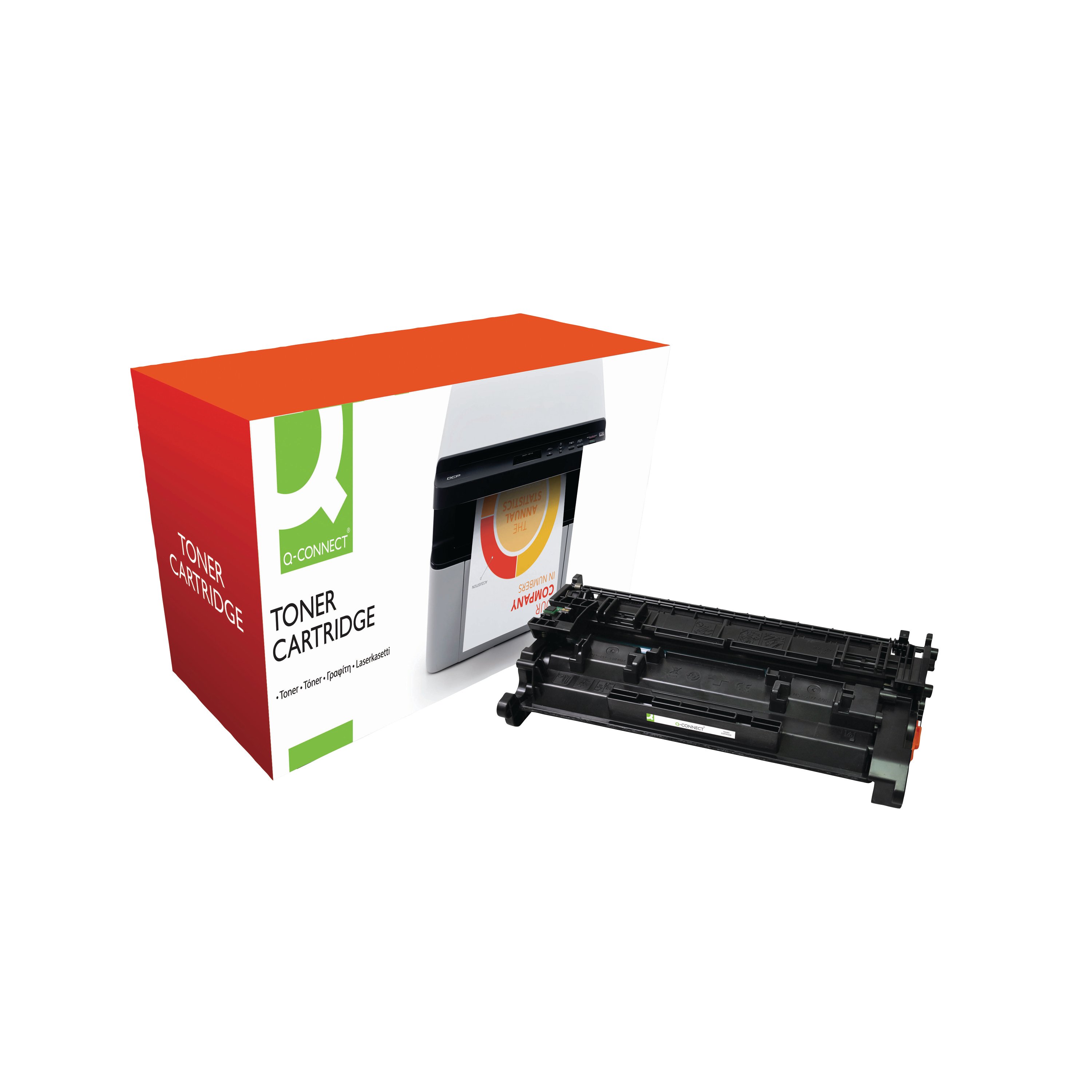 Image of Q-Connect Compatible Toner Cartridge Black For HP CF226A CF226A-COMP