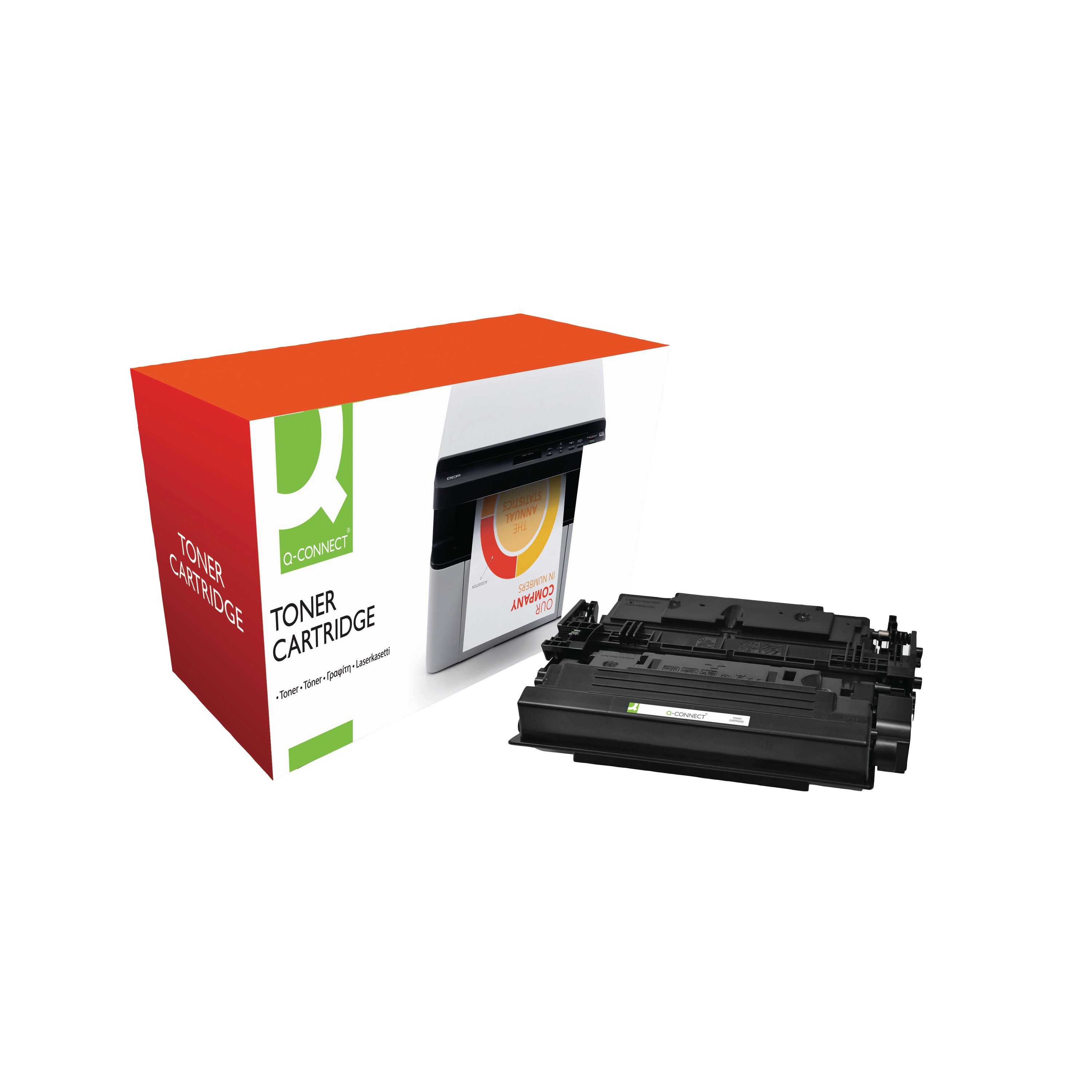 Image of Q-Connect Compatible Toner Cartridge High Yield Black For HP CF287X CF287X-COMP