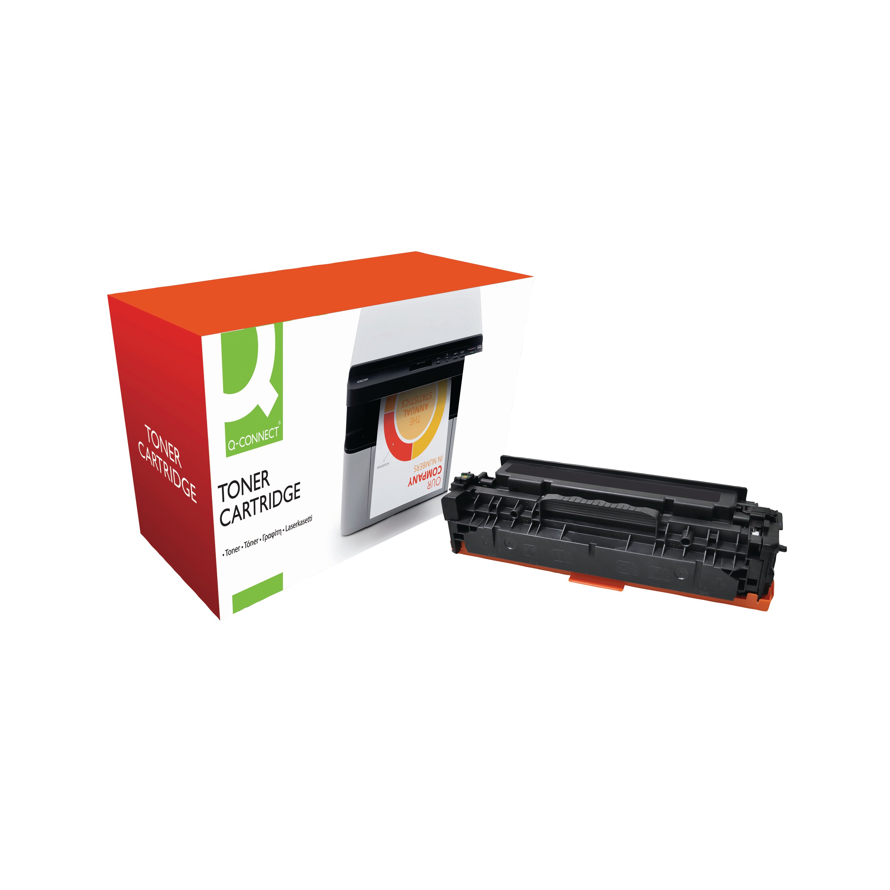 Image of Q-Connect Compatible Toner Cartridge Black For HP CF380A CF380A-COMP