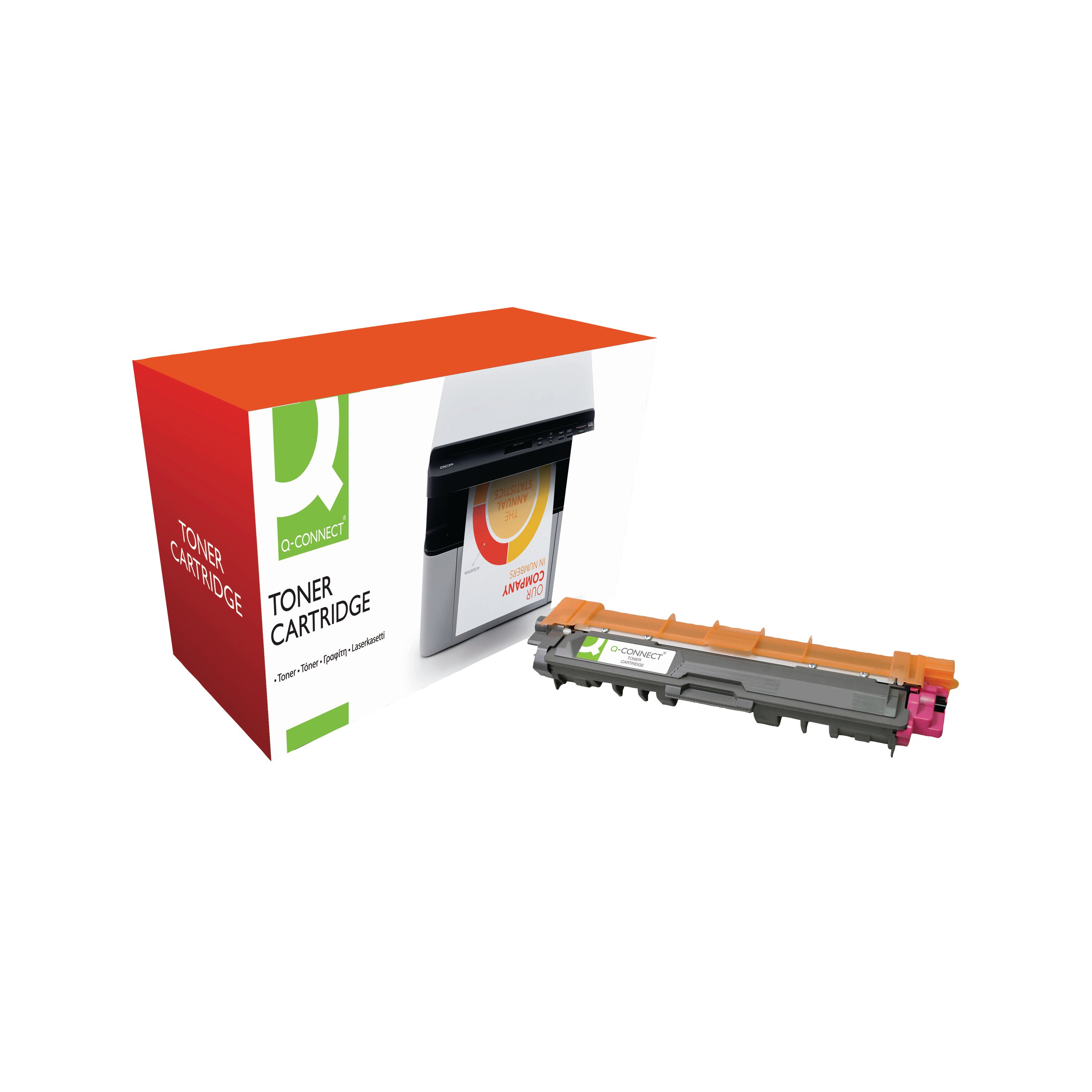 Image of Q-Connect Brother TN-241M Compatible Toner Cartridge Magenta TN241M-COMP