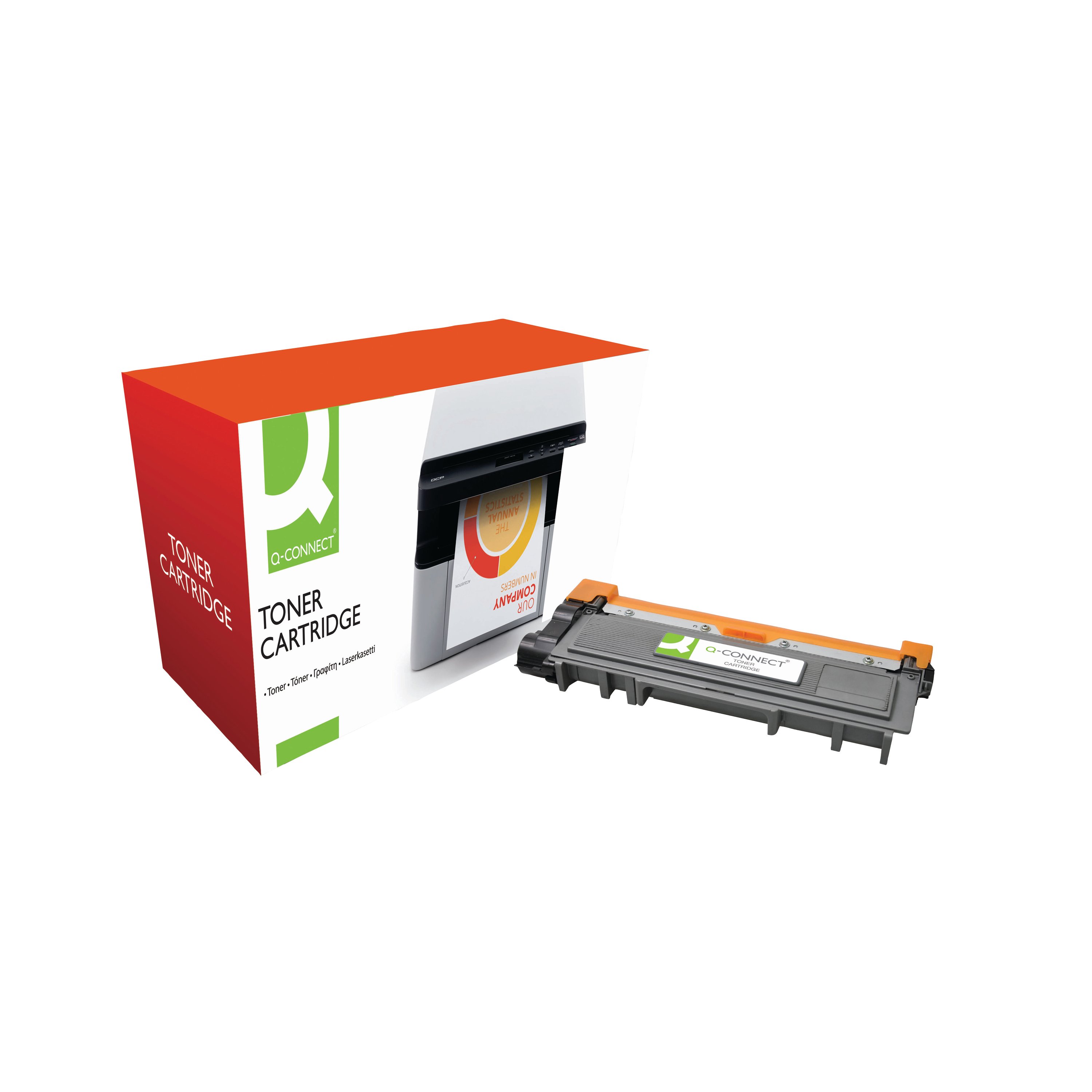 Image of Q-Connect Brother TN-2320 Compatible Toner Cartridge High Yield Black TN2320-COMP