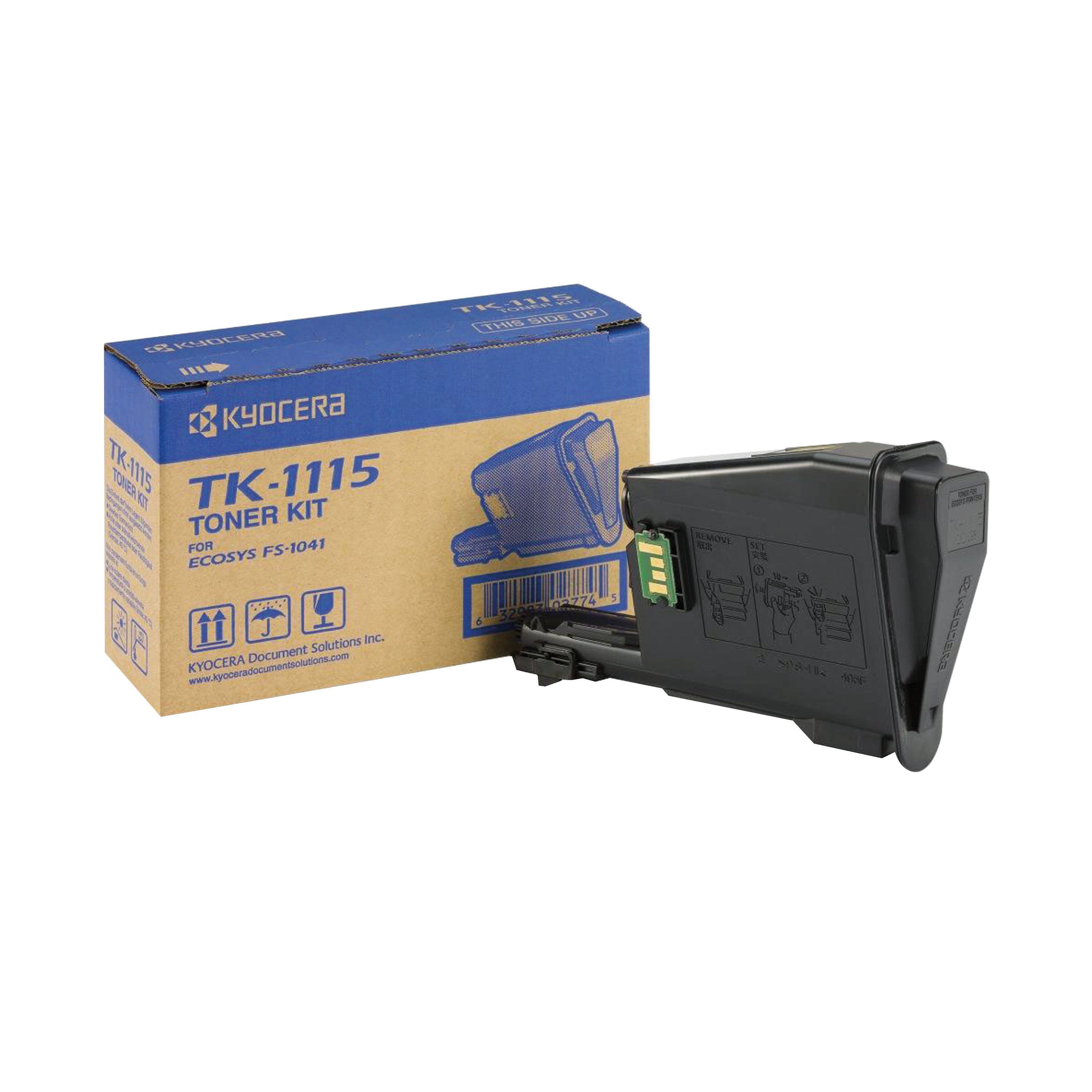 Image of Kyocera TK-1115 Toner Cartridge Black 1T02M50NLV