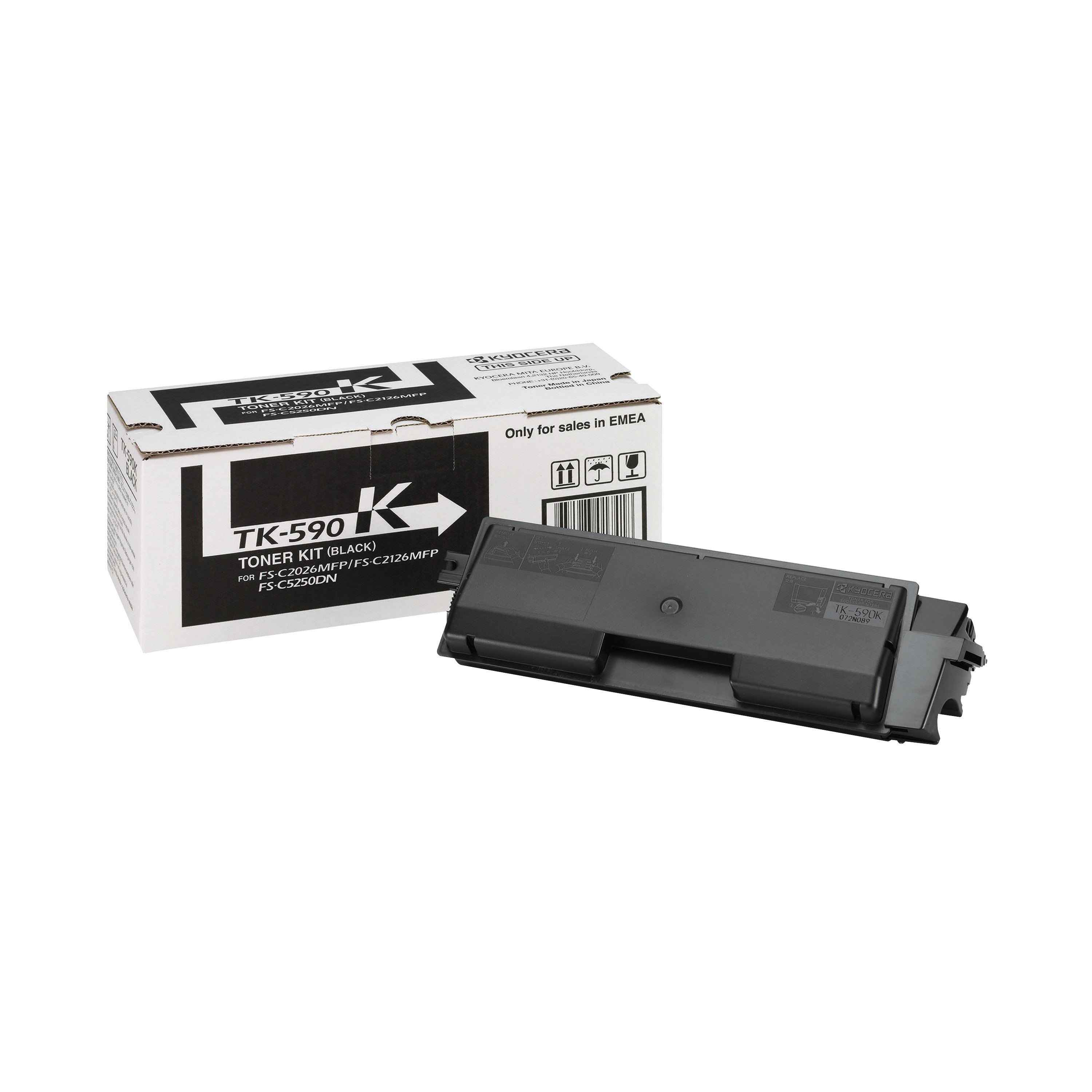 Image of Kyocera TK-590K Toner Cartridge Black 1T02KV0NL0