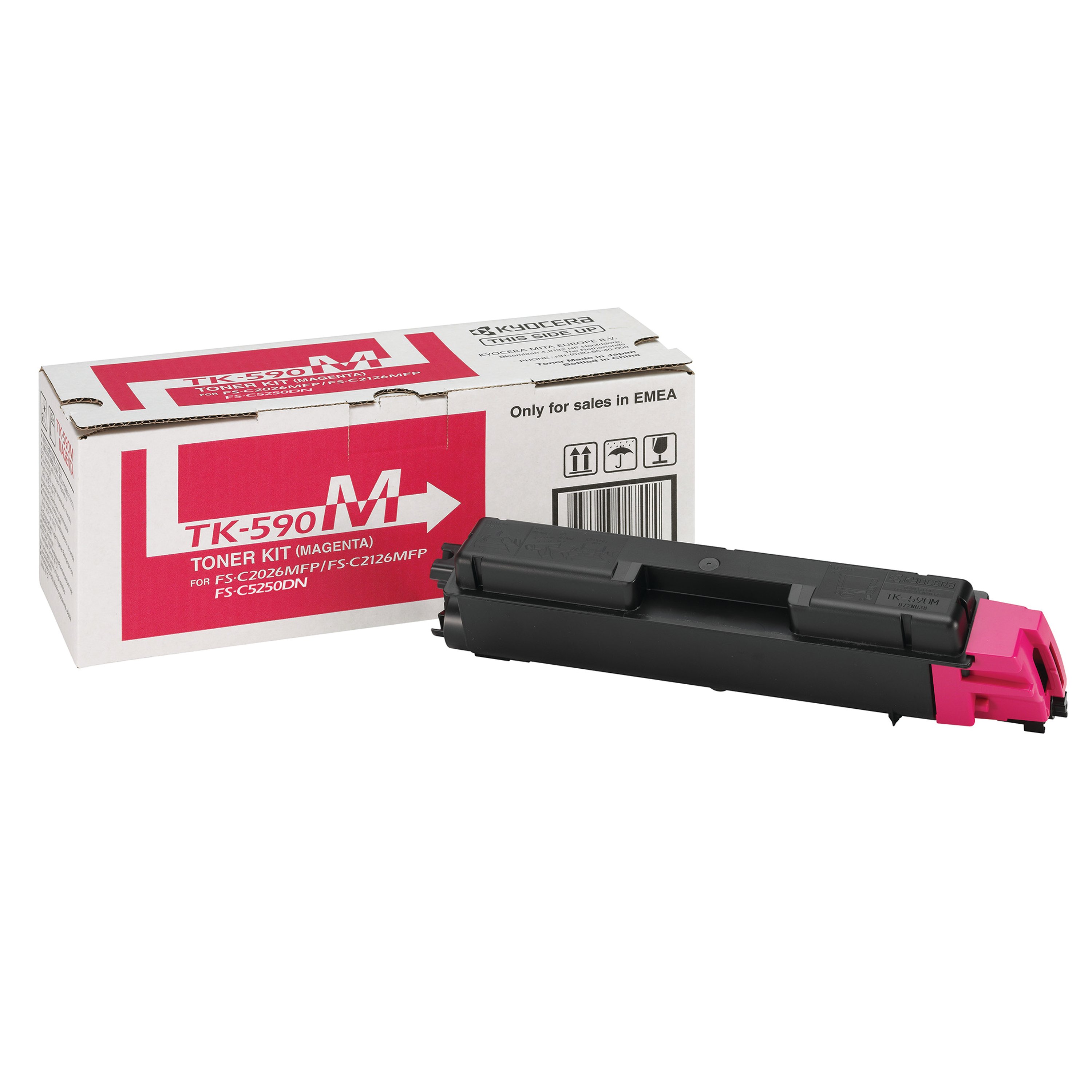 Image of Kyocera TK-590M Toner Cartridge Magenta 1T02KVBNL0