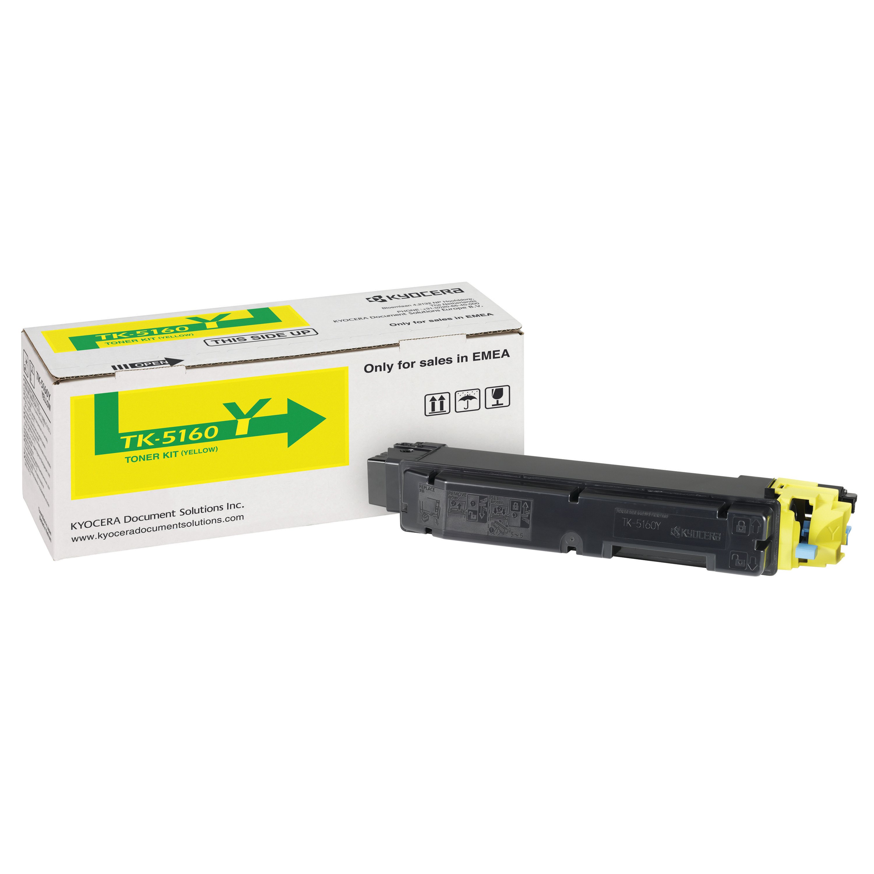 Image of Kyocera TK5160Y Toner Cartridge Yellow TK-5160Y