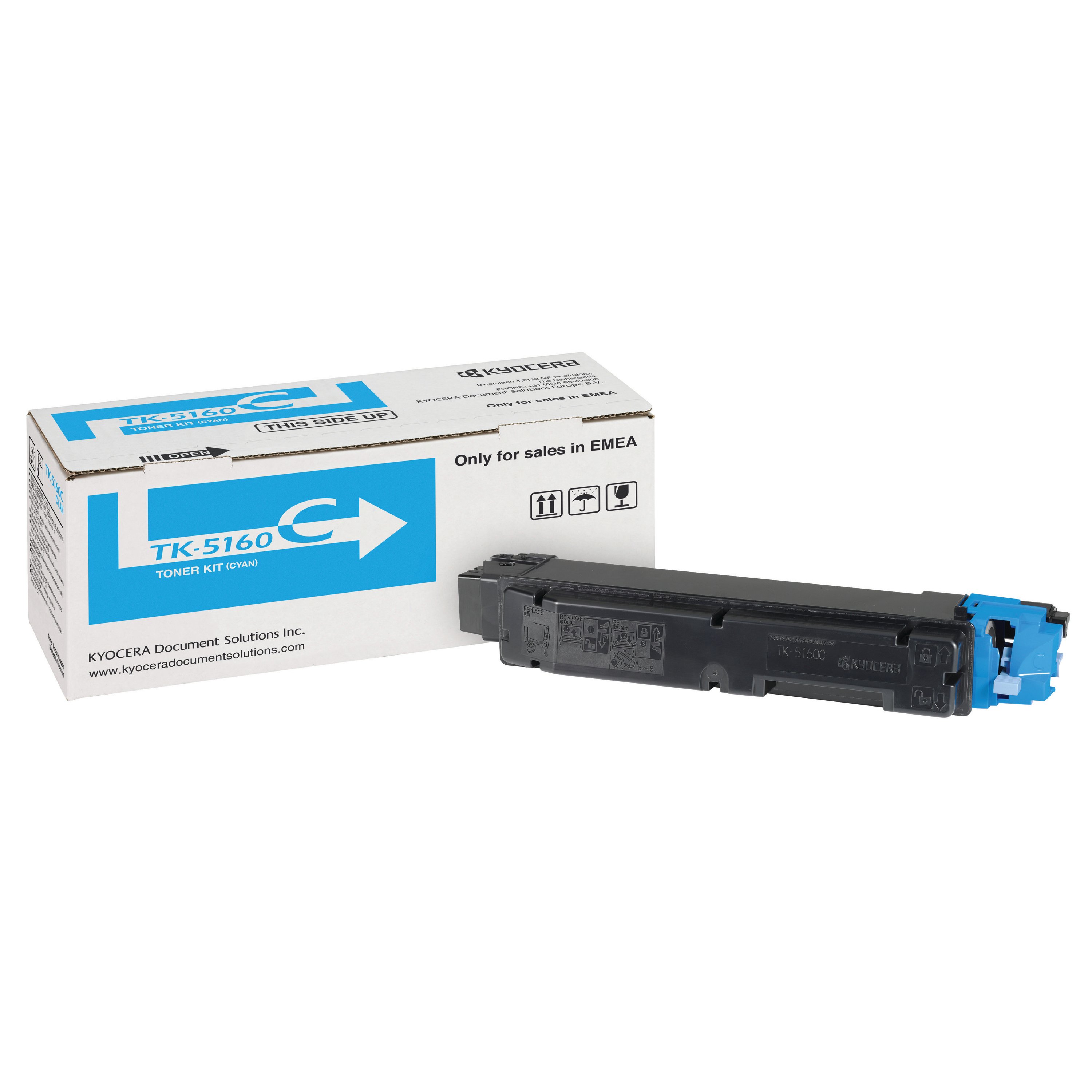 Image of Kyocera TK5160C Toner Cartridge Cyan TK-5160C