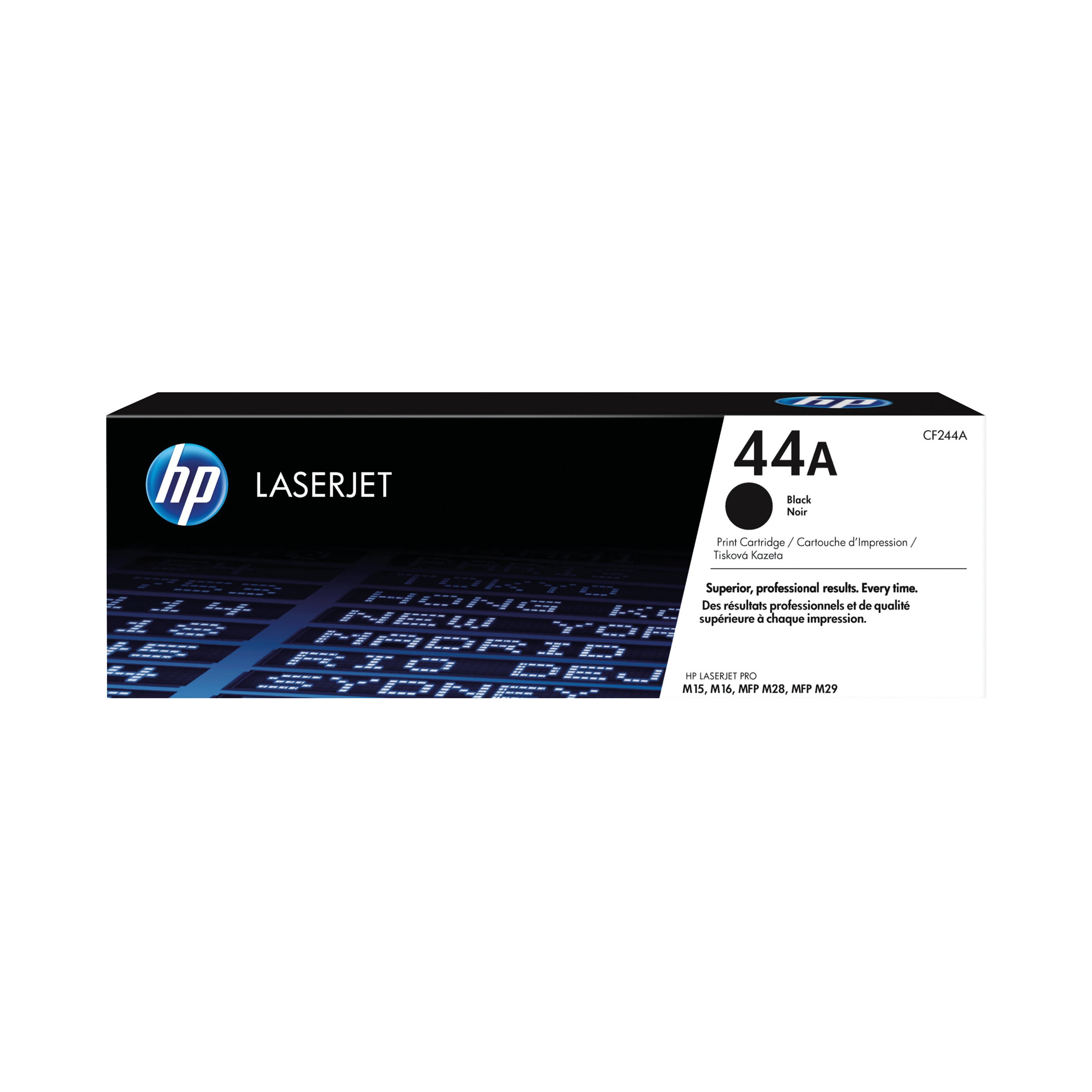 Image of HP 44A Original LaserJet Toner Cartridge Black CF244A