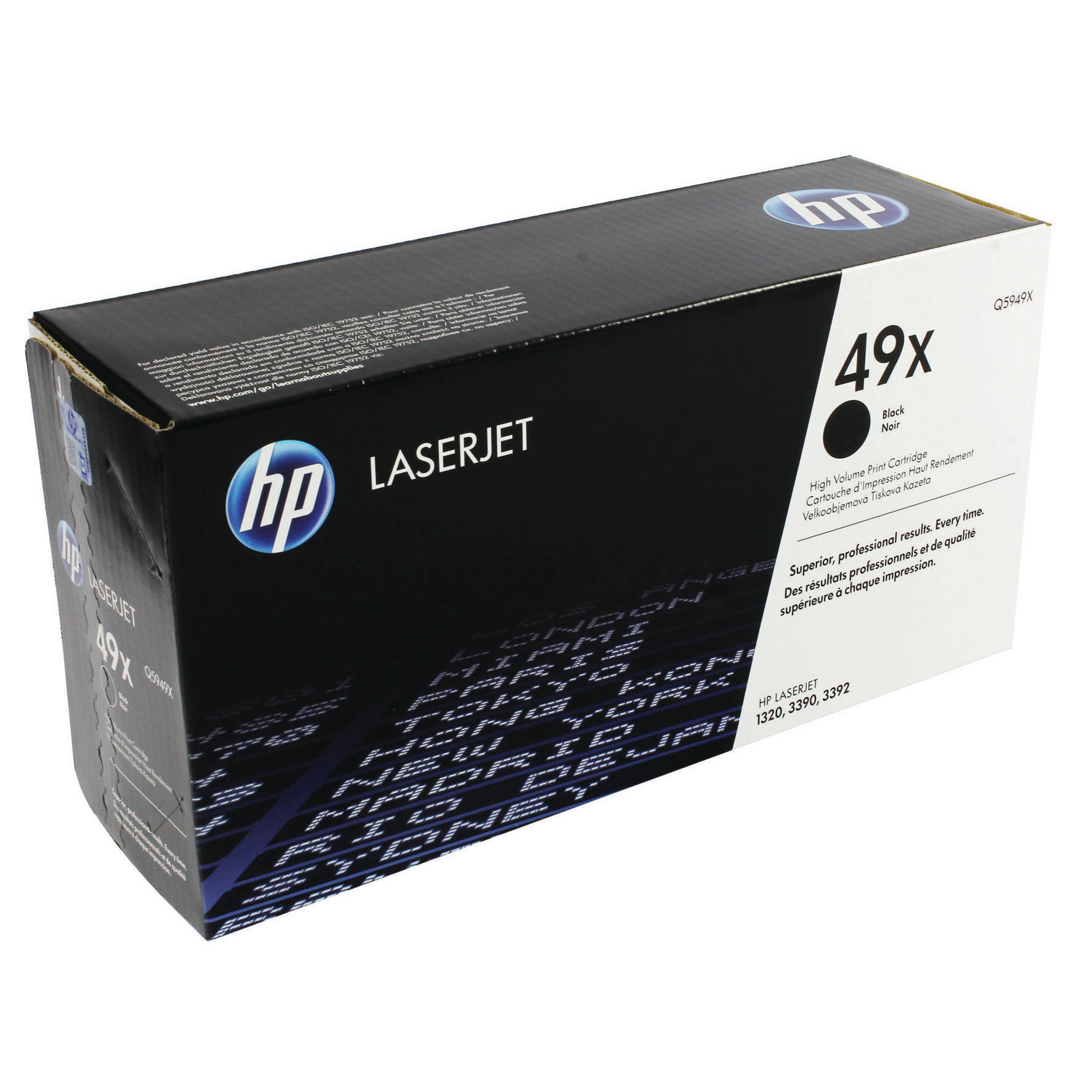 Image of HP 49X Original LaserJet Toner Cartridge High Yield Black Q5949X