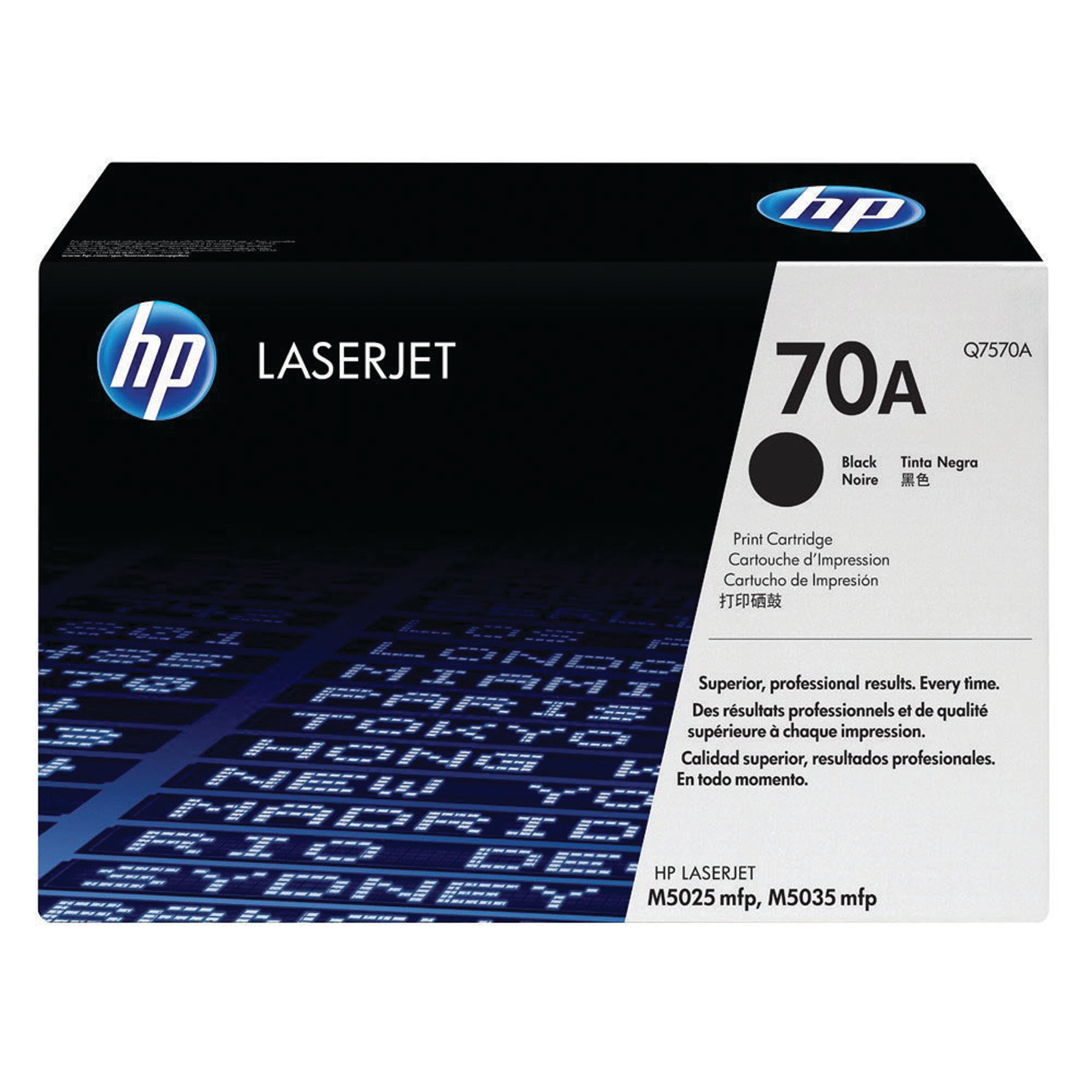 Image of HP 70A Original LaserJet Toner Cartridge Black Q7570A