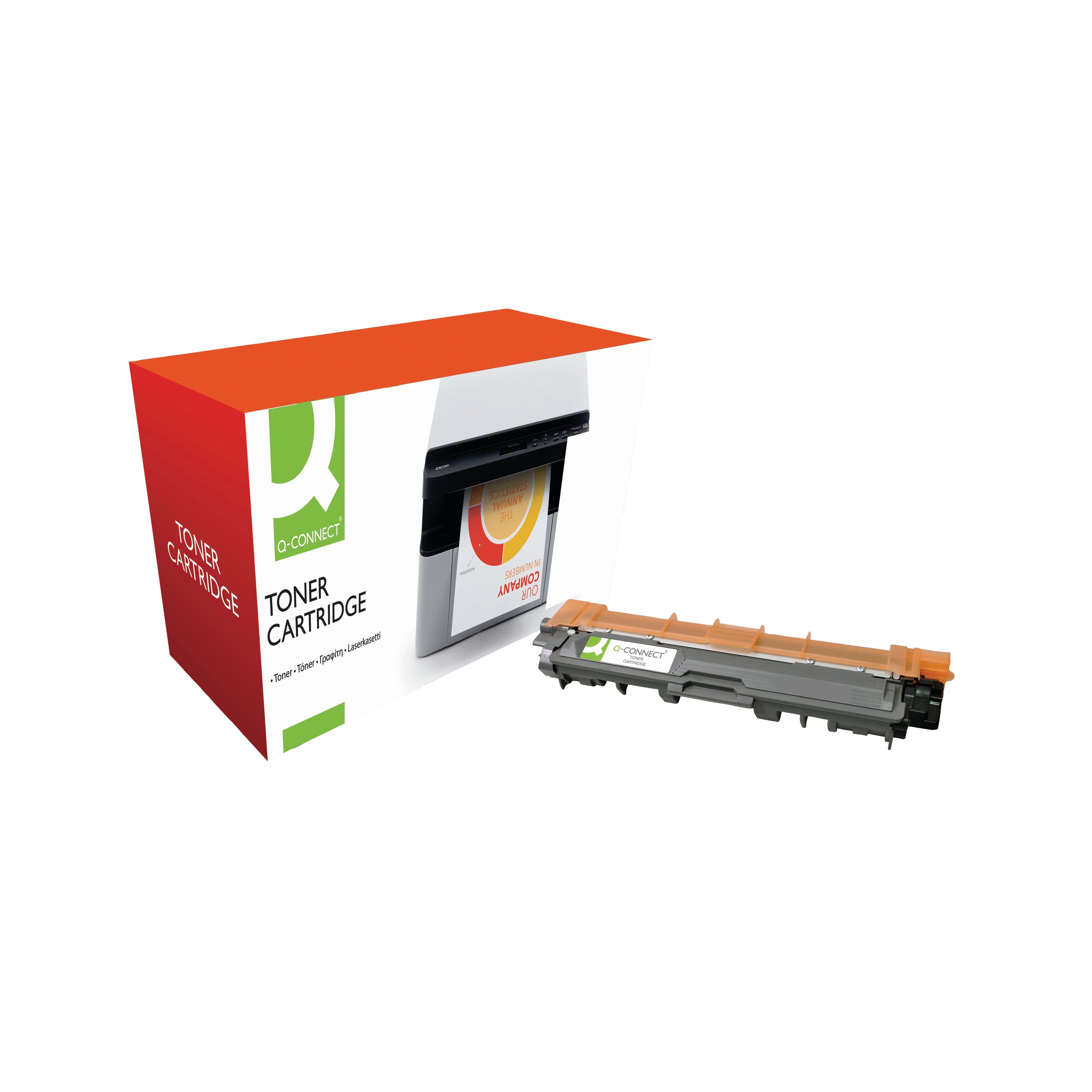 Image of Q-Connect Brother TN-241BK Compatible Toner Cartridge Black TN241BK-COMP