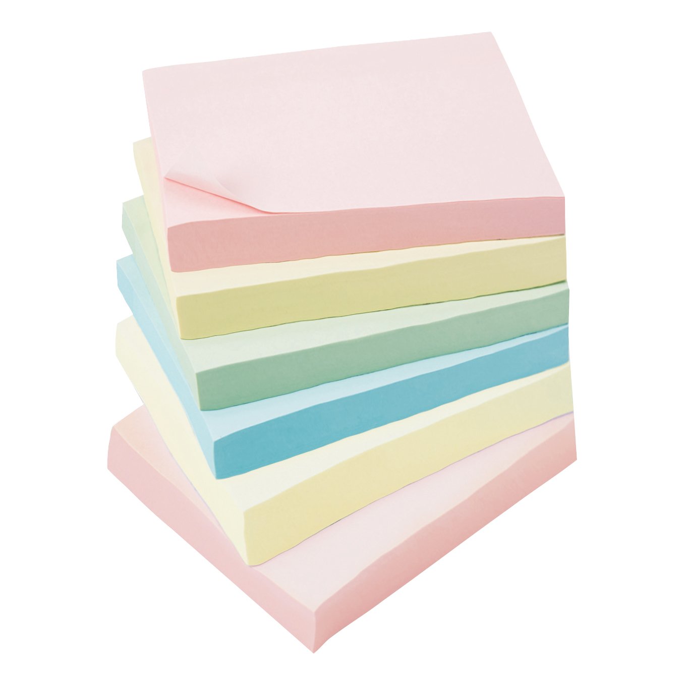 5 Star Extra Sticky Notes Repositionable 76x76mm Assorted Neon (Pack of ...