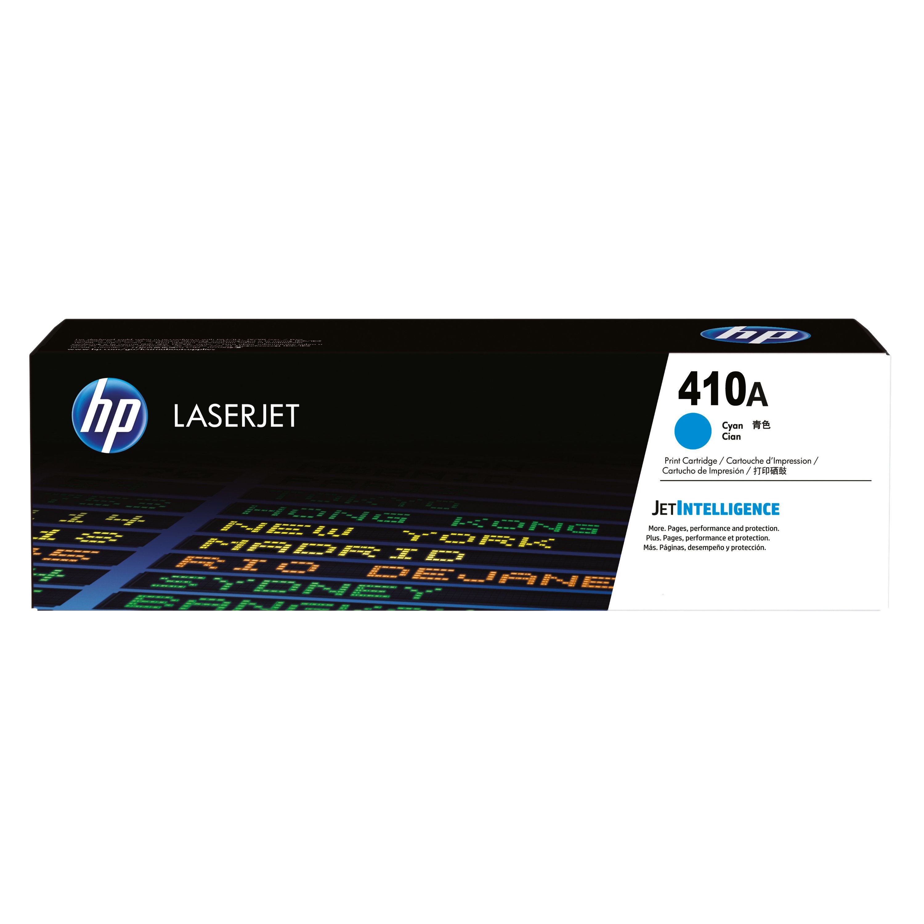 Image of HP 410A Original LaserJet Toner Cartridge Cyan CF411A