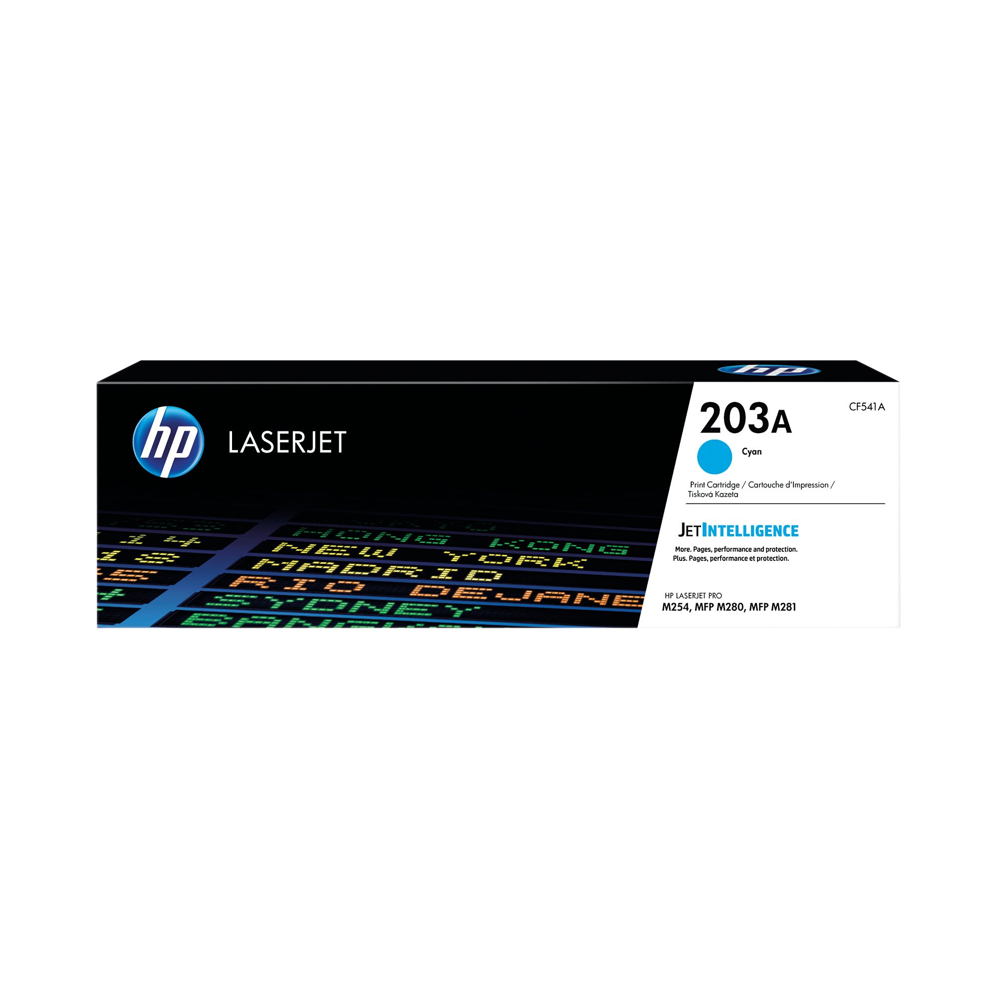 Image of HP 203A Original LaserJet Toner Cartridge Cyan CF541A