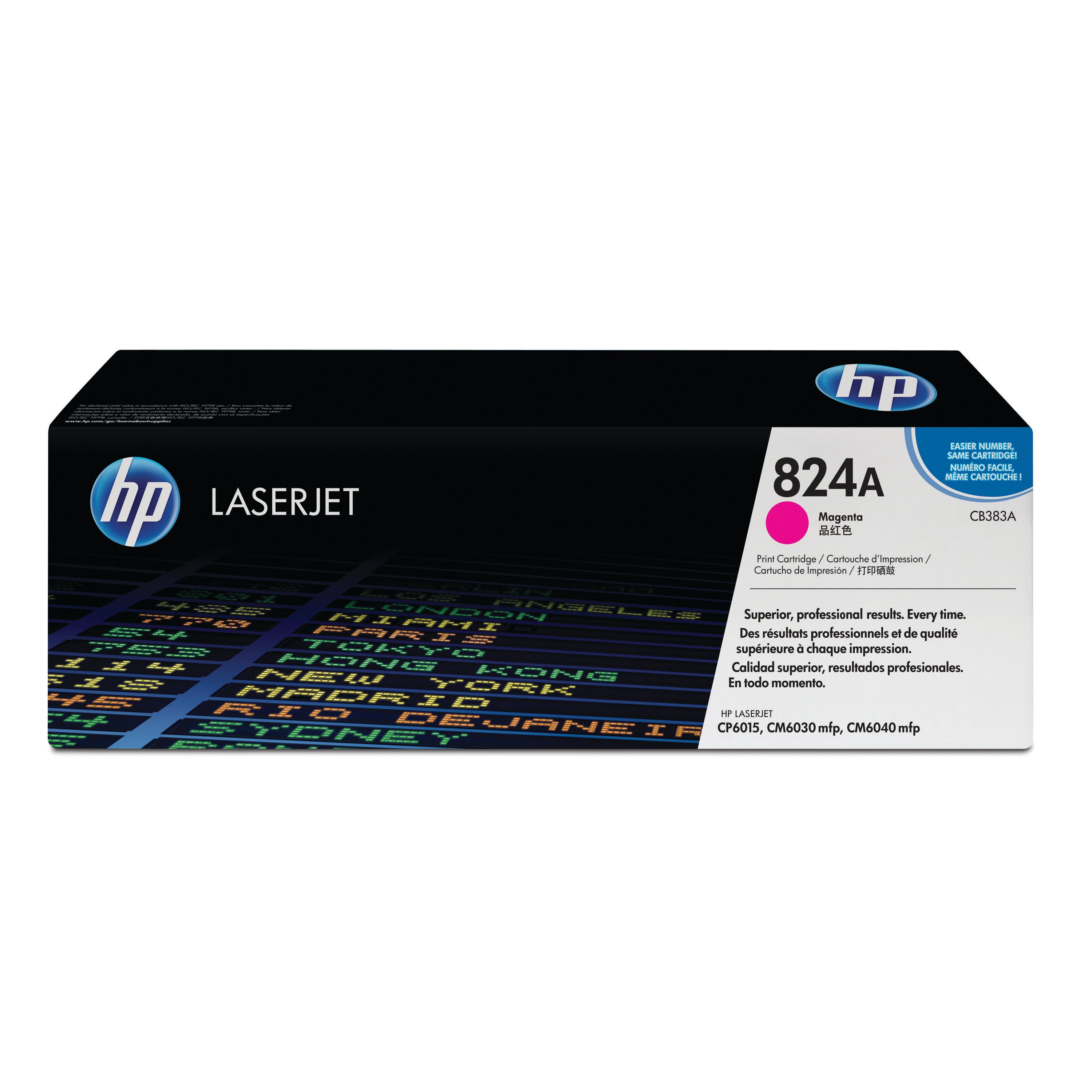 Image of HP 824A LaserJet Toner Cartridge Magenta CB383A