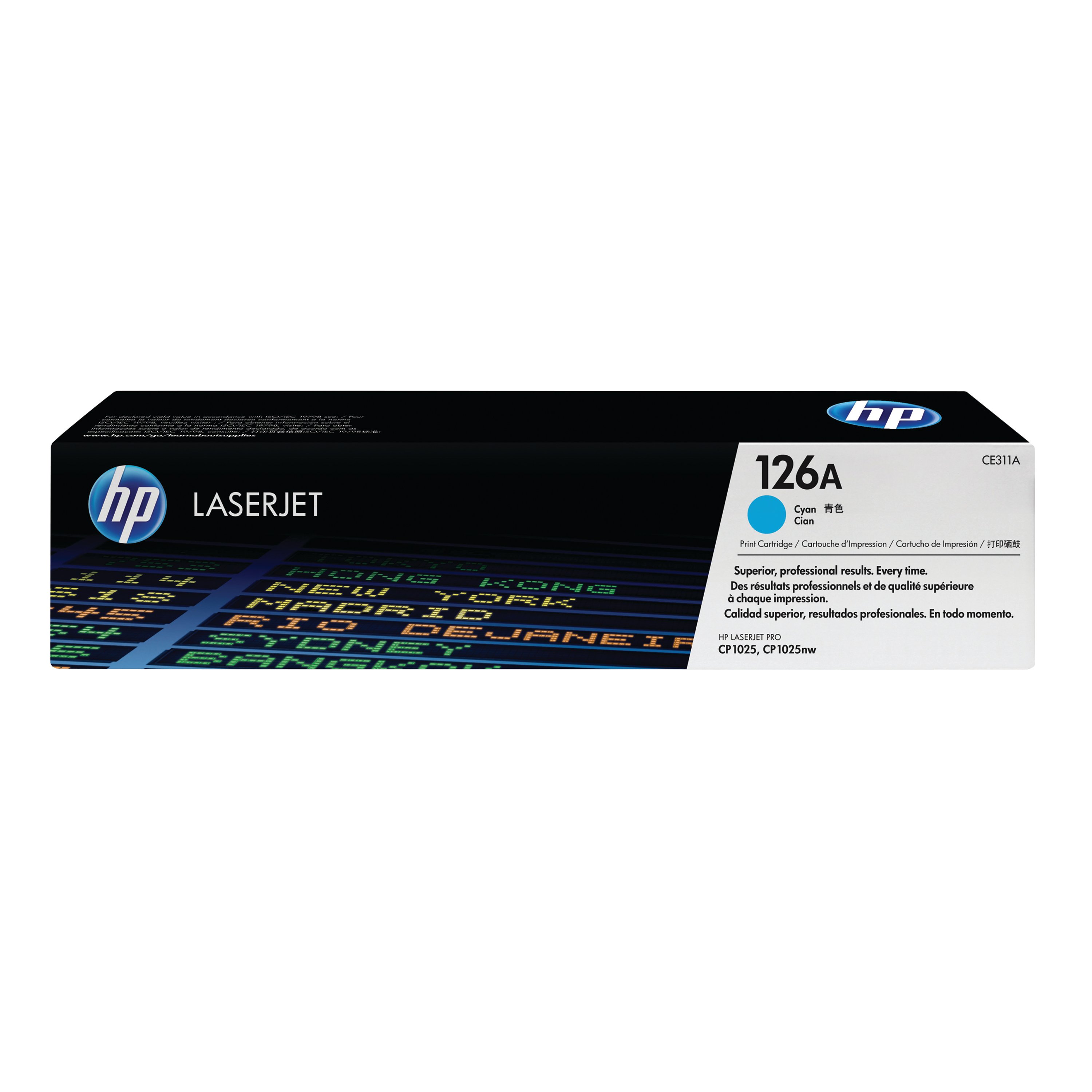 Image of HP 126A Original LaserJet Toner Cartridge Cyan CE311A