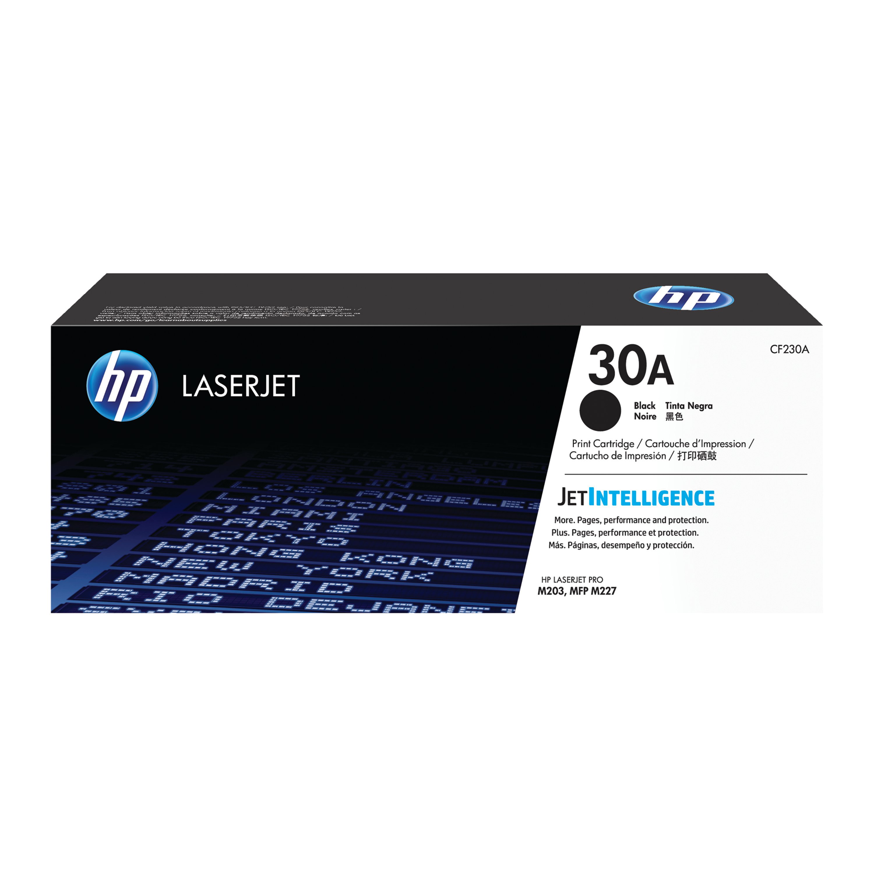 Image of HP 30A Original LaserJet Toner Cartridge Black CF230A