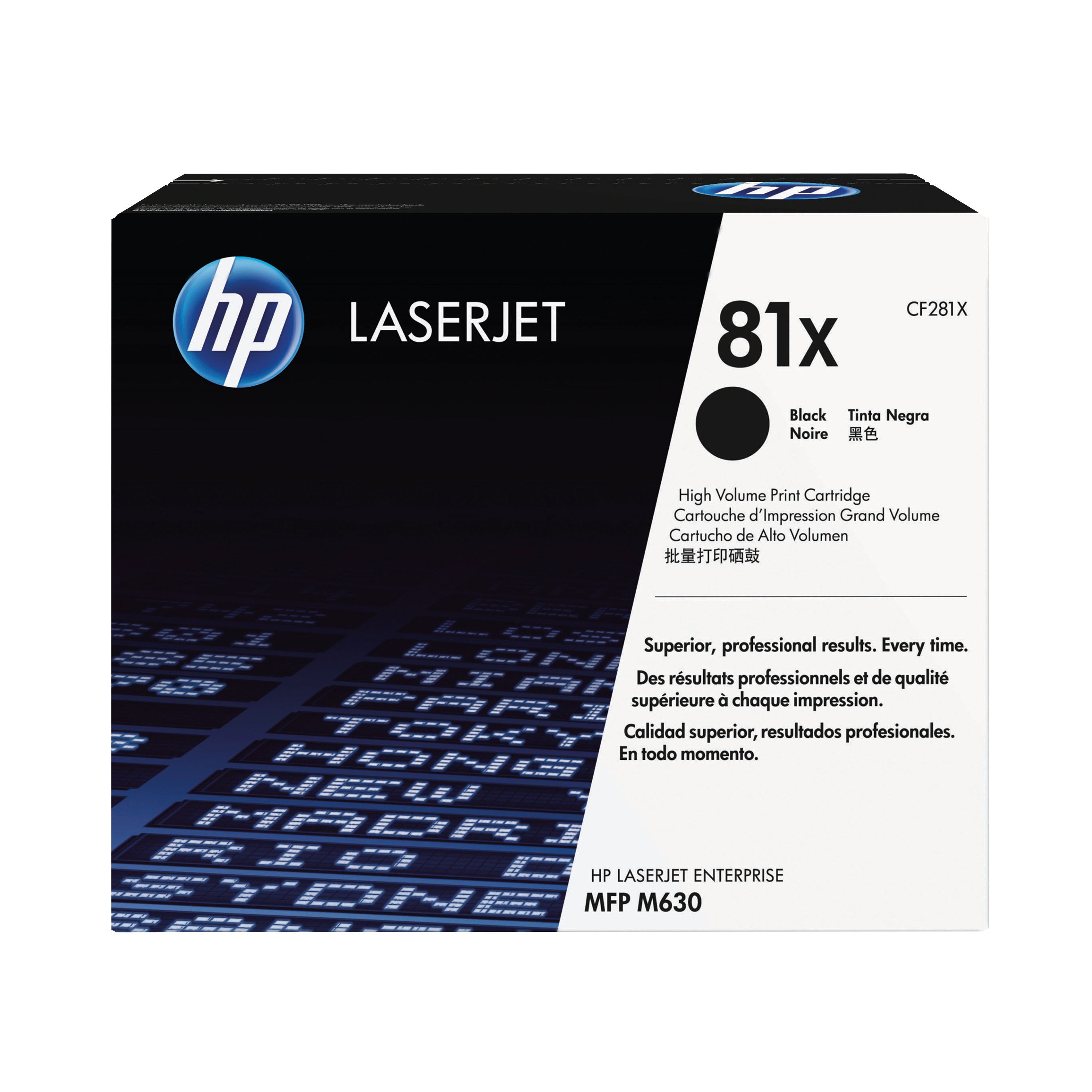 Image of HP 81X Original LaserJet Toner Cartridge High Yield Black CF281X