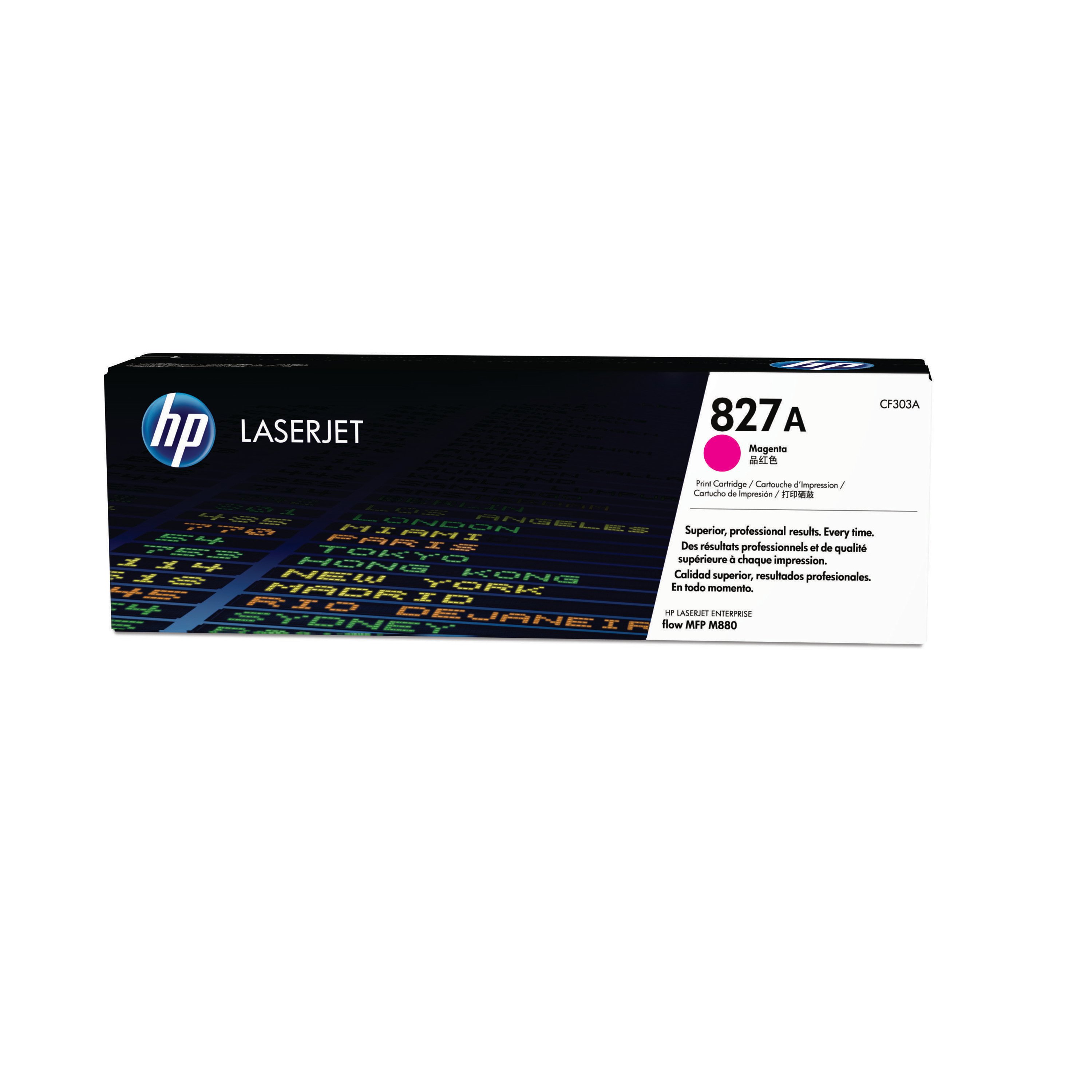 Image of HP 827A Original LaserJet Toner Cartridge Magenta CF303A