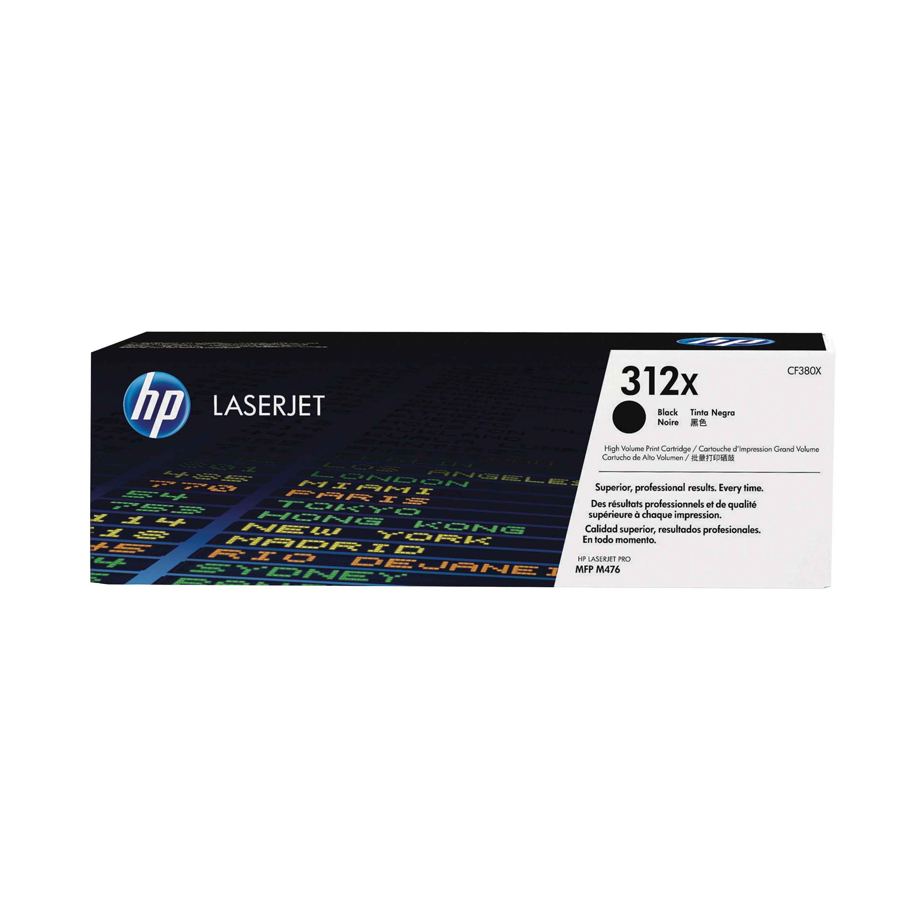 Image of HP 312X Original LaserJet Toner Cartridge High Yield Black CF380X