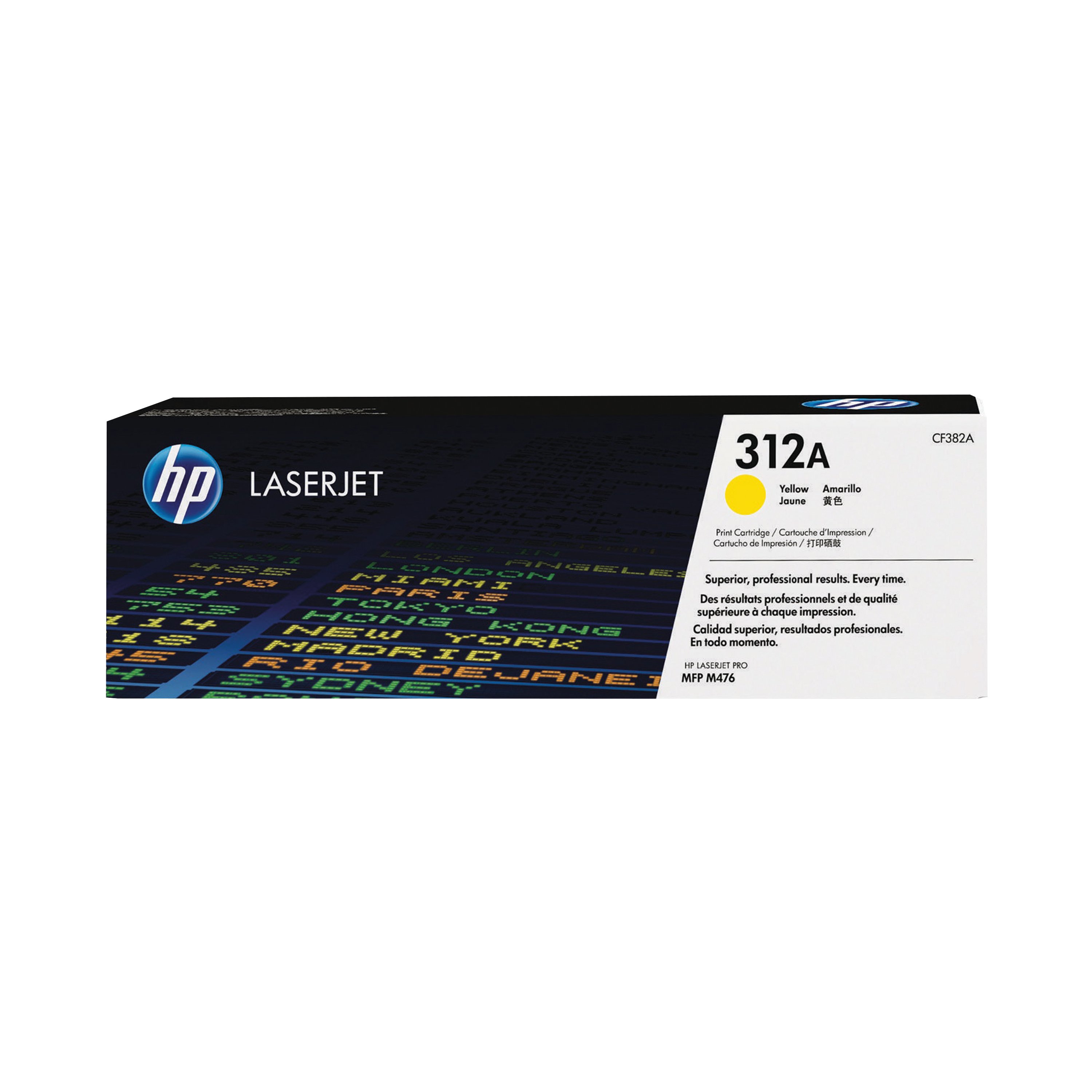 Image of HP 312A Original LaserJet Toner Cartridge Yellow CF382A