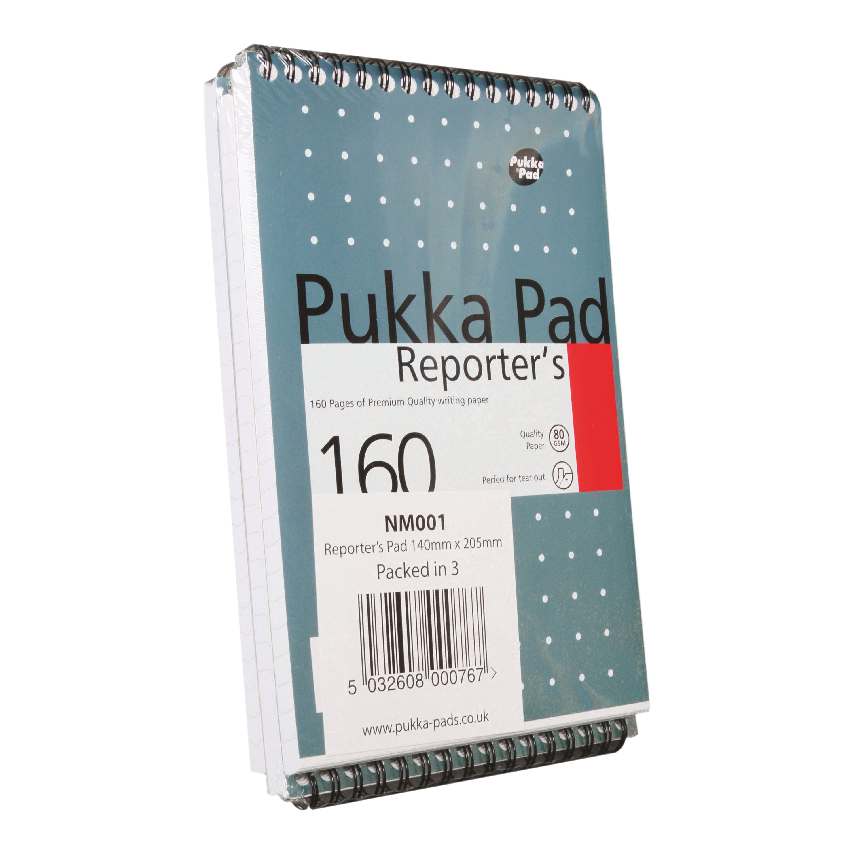 Metalic Notepad Pukka Pad Wirebound Metallic Reporter's Shorthand Notepad 160 Pages ...