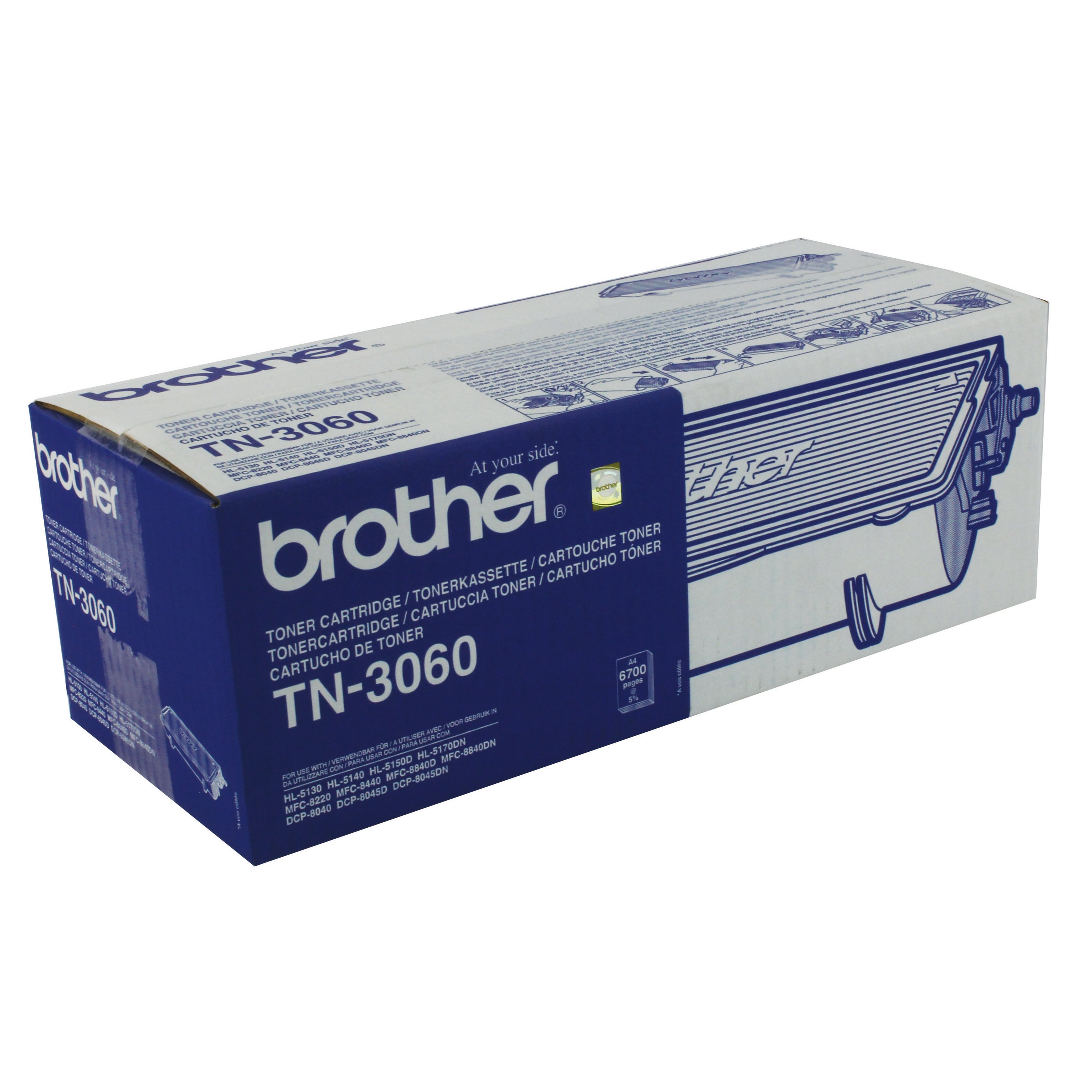 Image of Brother TN-3060 Toner Cartridge High Yield Black TN3060