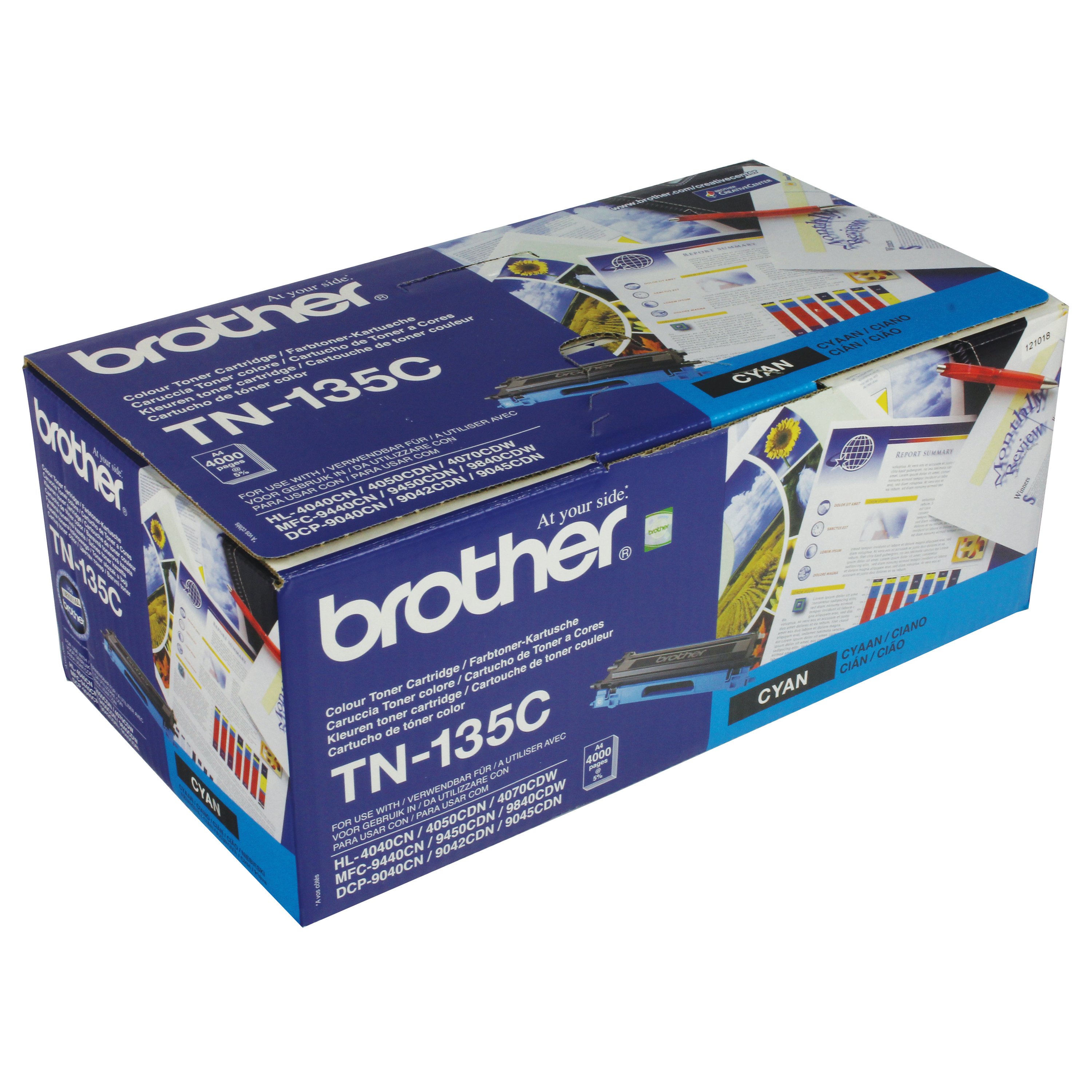 Image of Brother TN-135C Toner Cartridge High Yield Cyan TN135C