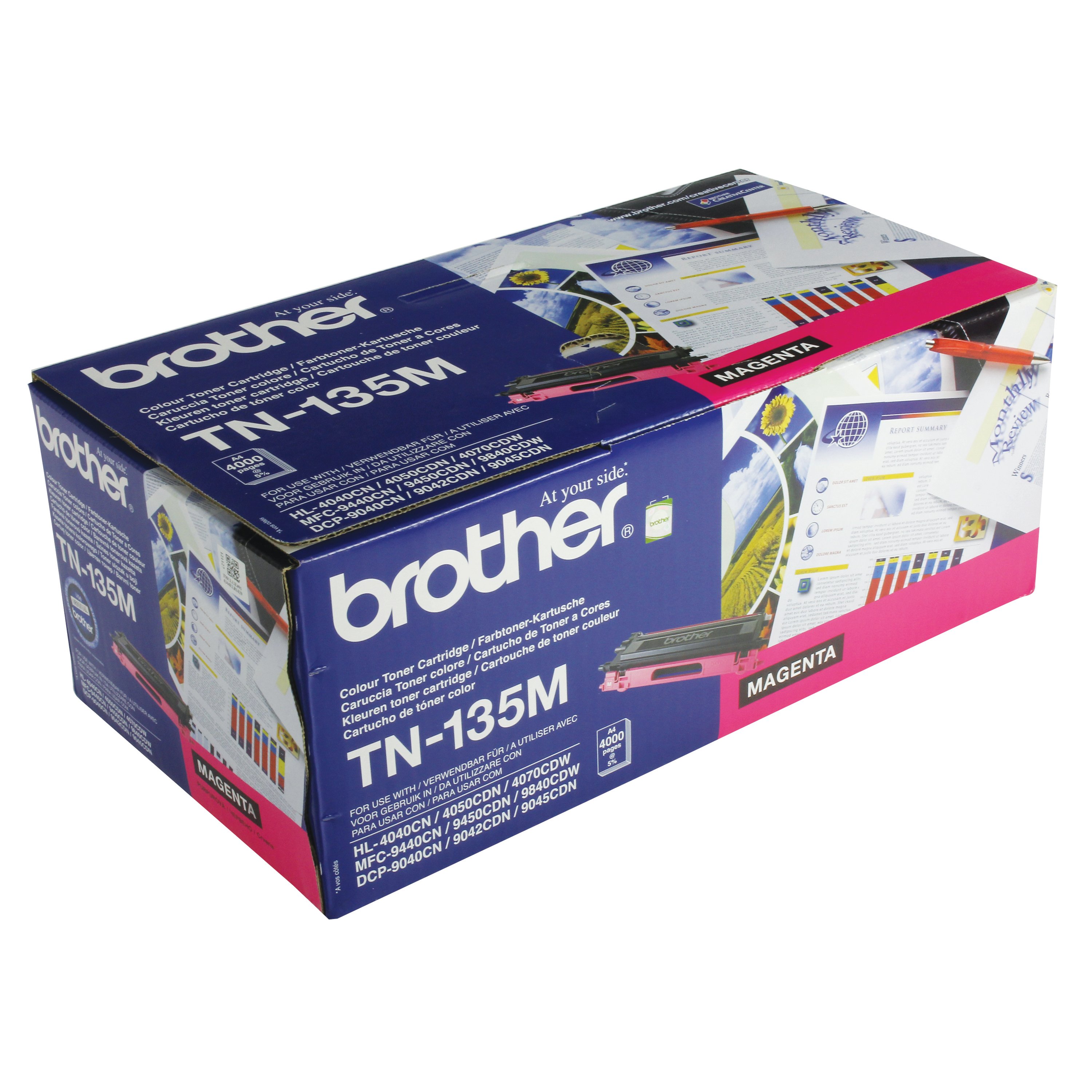 Image of Brother TN-135M Toner Cartridge High Yield Magenta TN135M