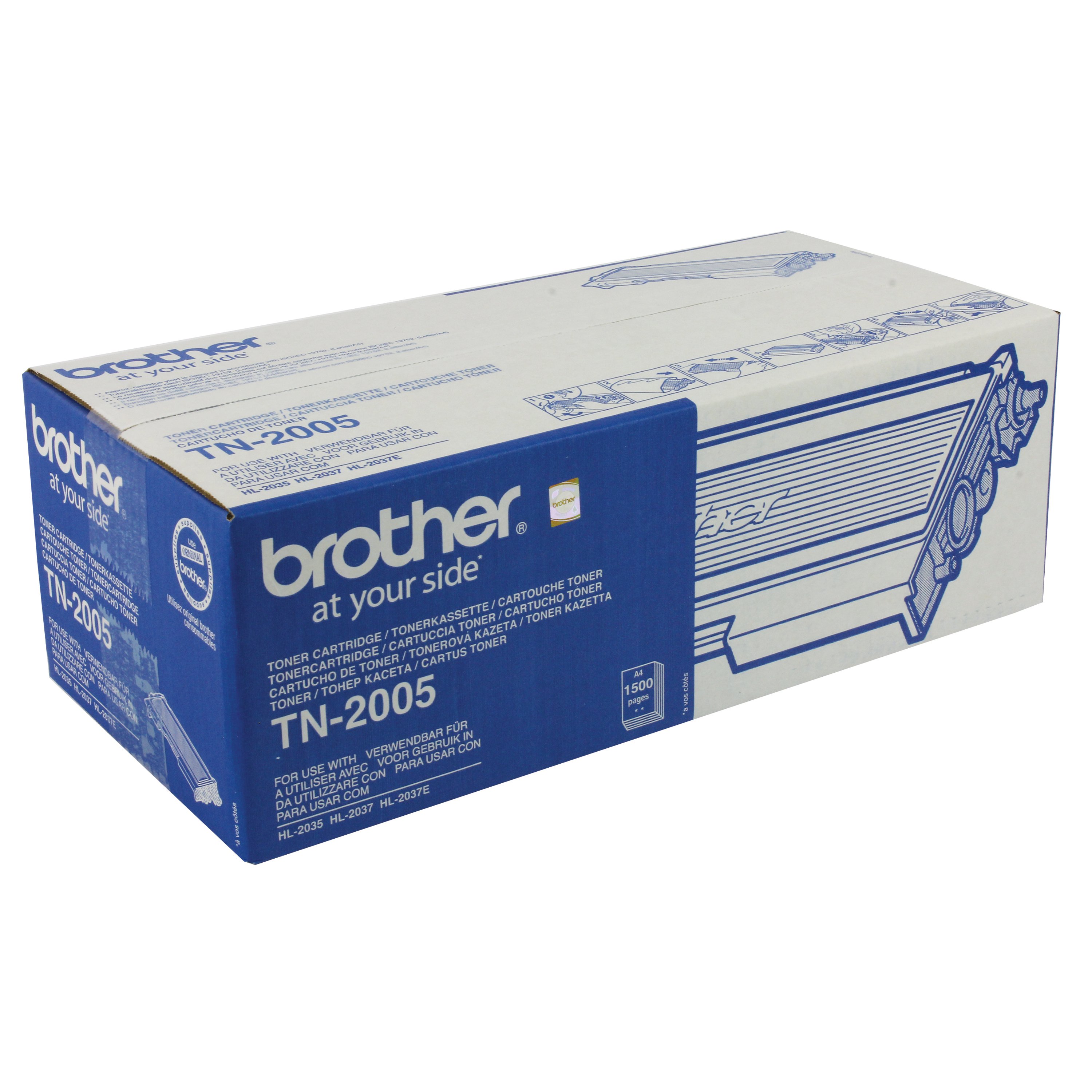 Image of Brother TN-2005 Toner Cartridge Black TN2005