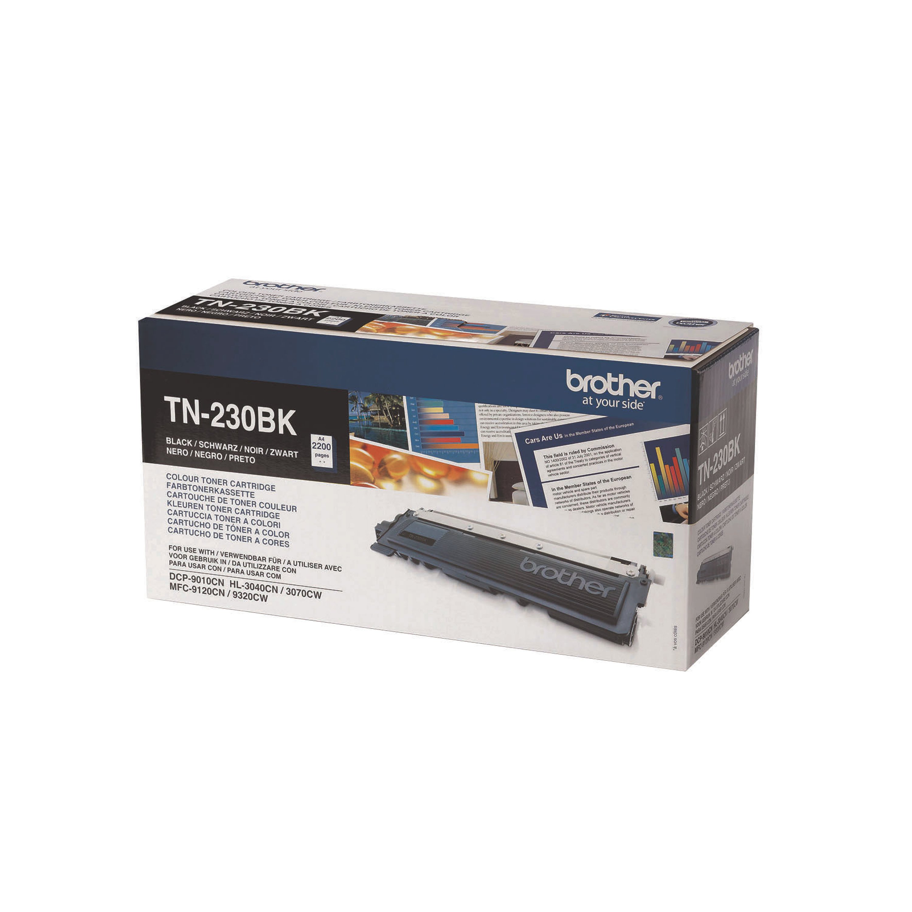 Image of Brother TN-230BK Toner Cartridge Black TN230BK