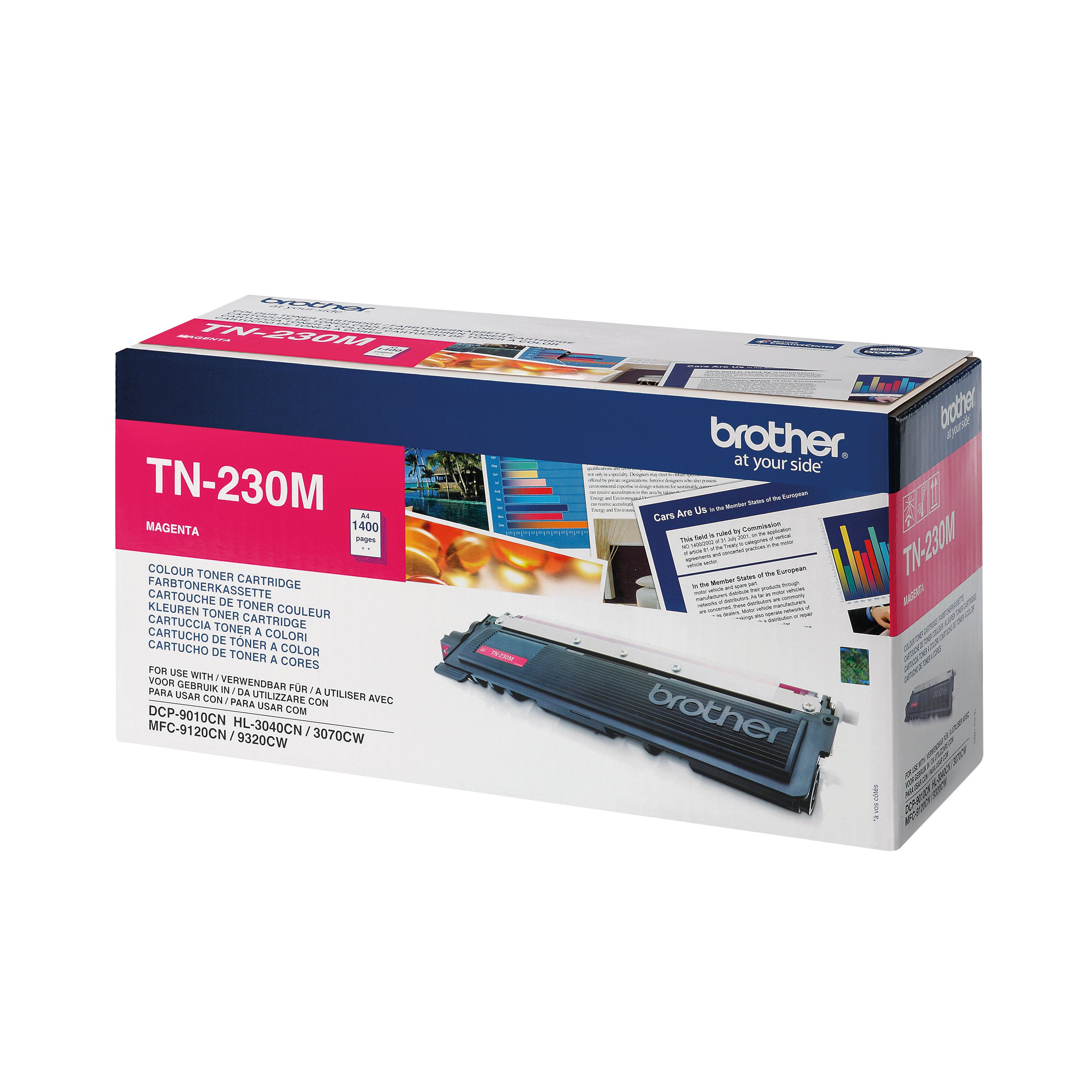 Image of Brother TN-230M Toner Cartridge Magenta TN230M