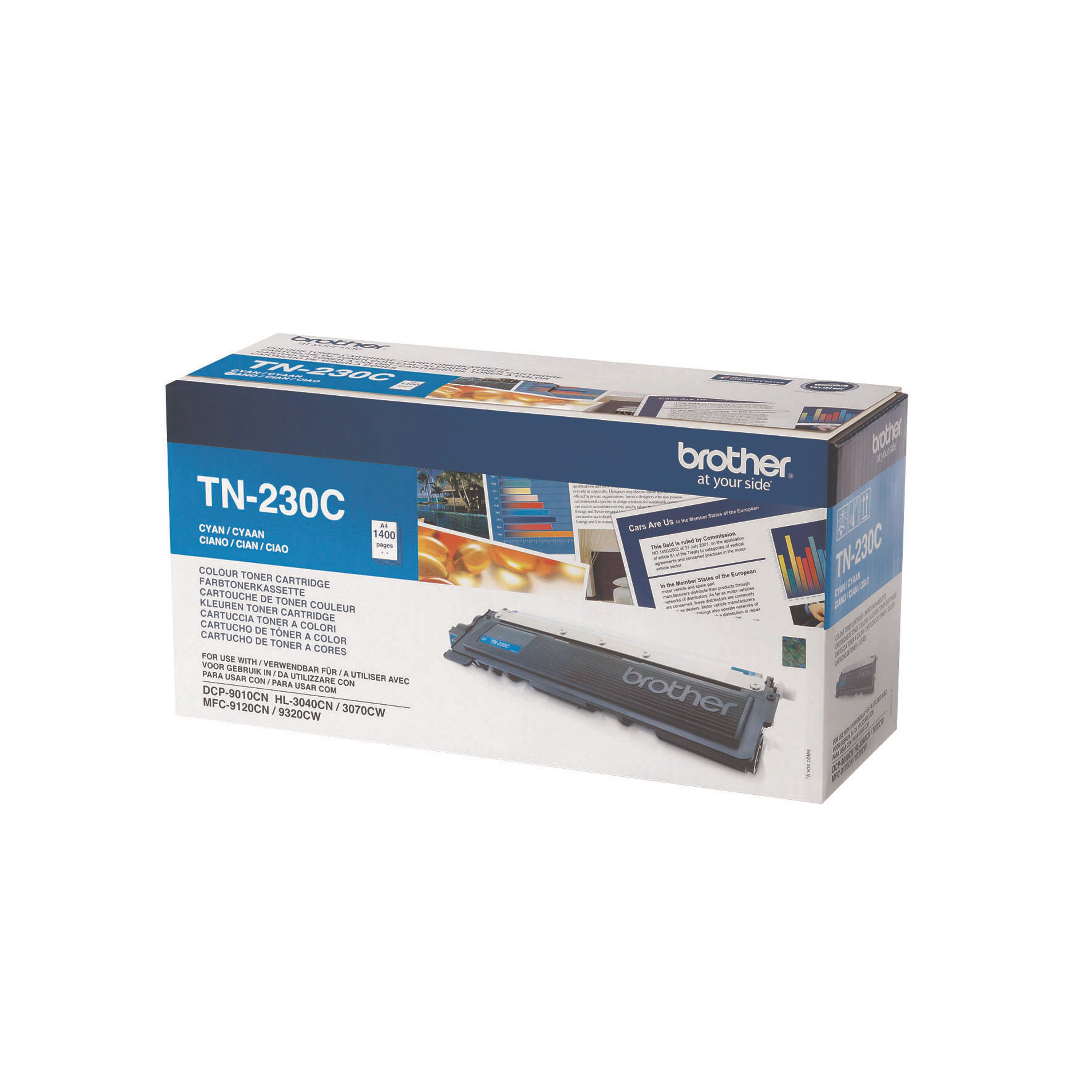 Image of Brother TN-230C Toner Cartridge Cyan TN230C