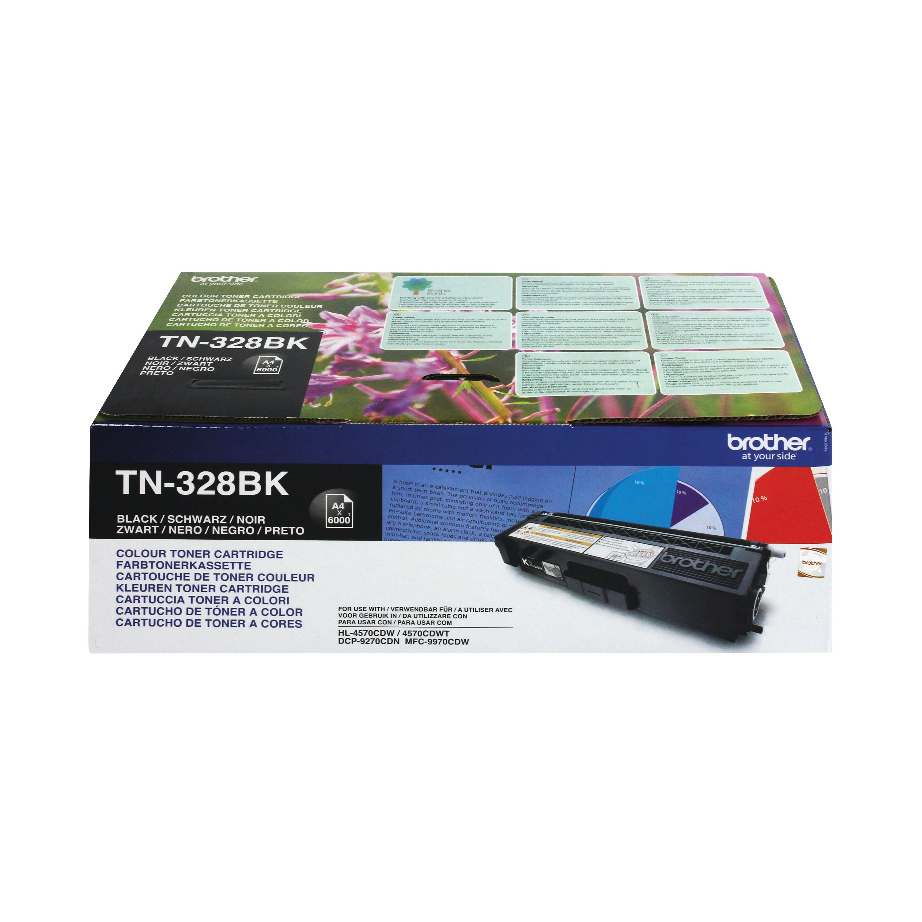 Image of Brother TN-328BK Toner Cartridge Super High Yield Black TN328BK