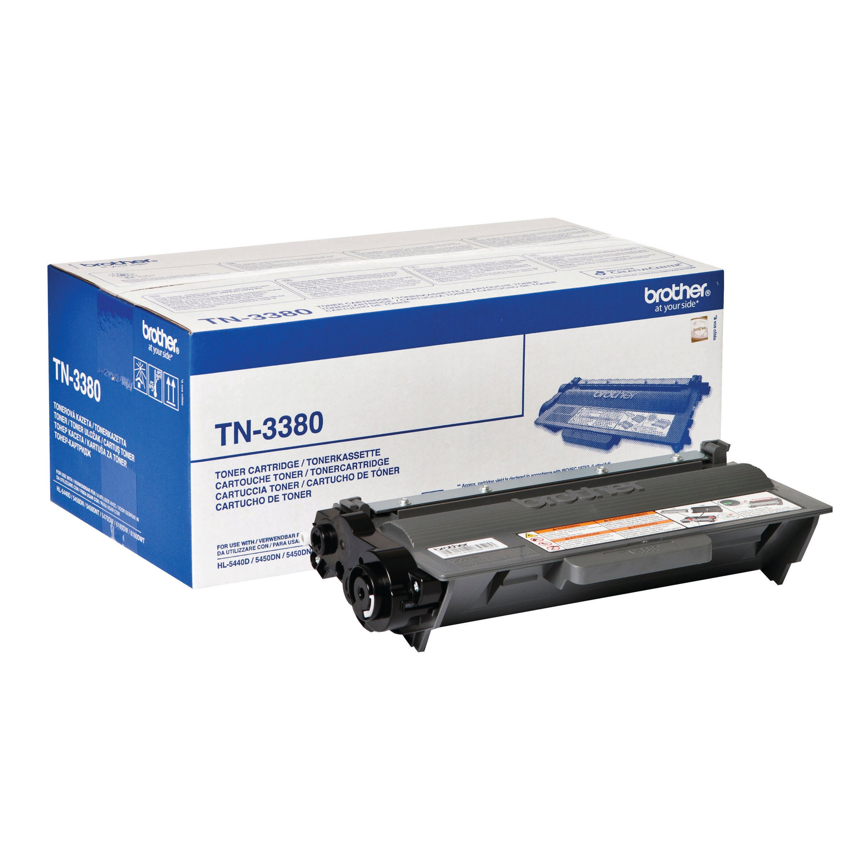 Image of Brother TN-3380 Toner Cartridge High Yield Black TN3380