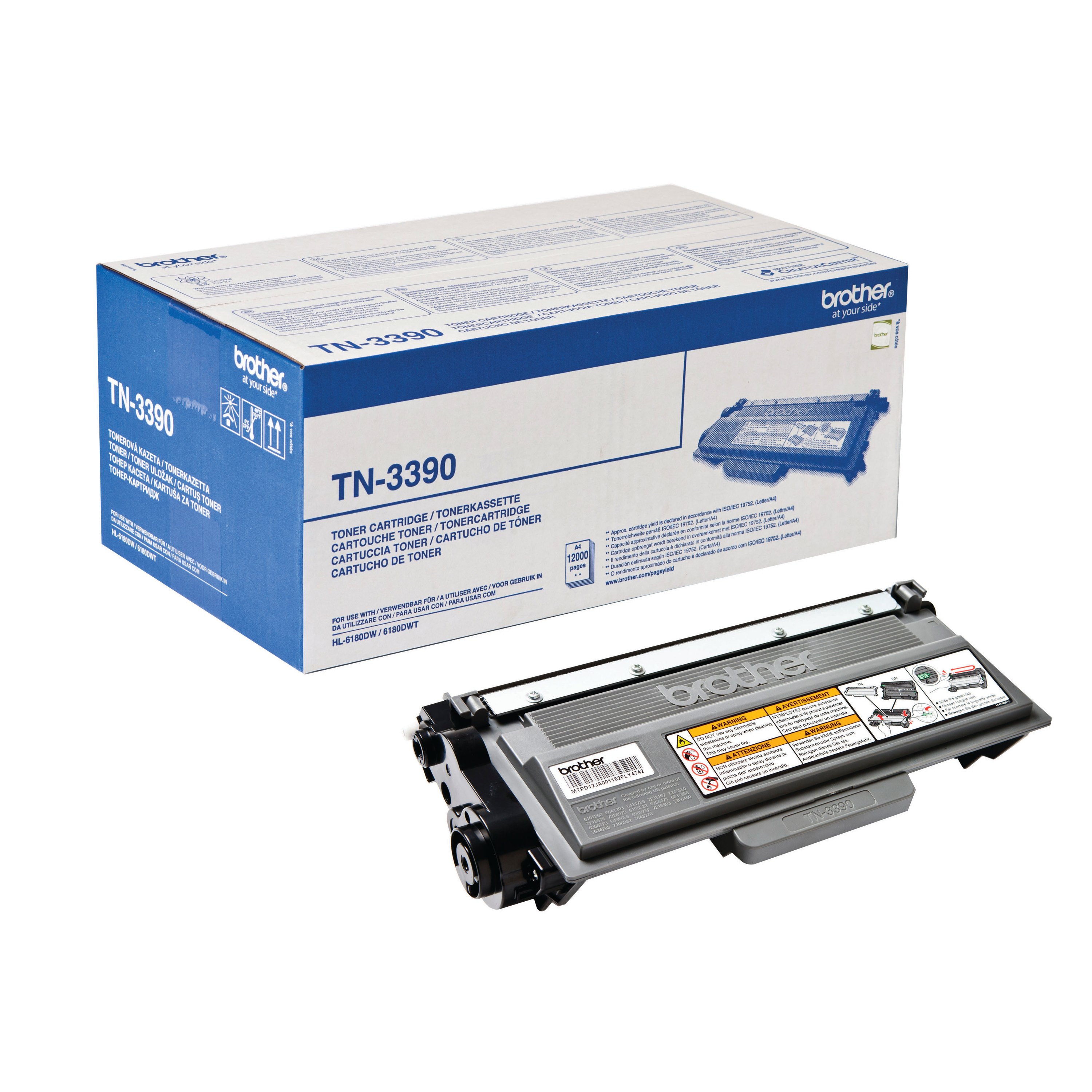 Image of Brother TN-3390 Toner Cartridge Super High Yield Black TN3390