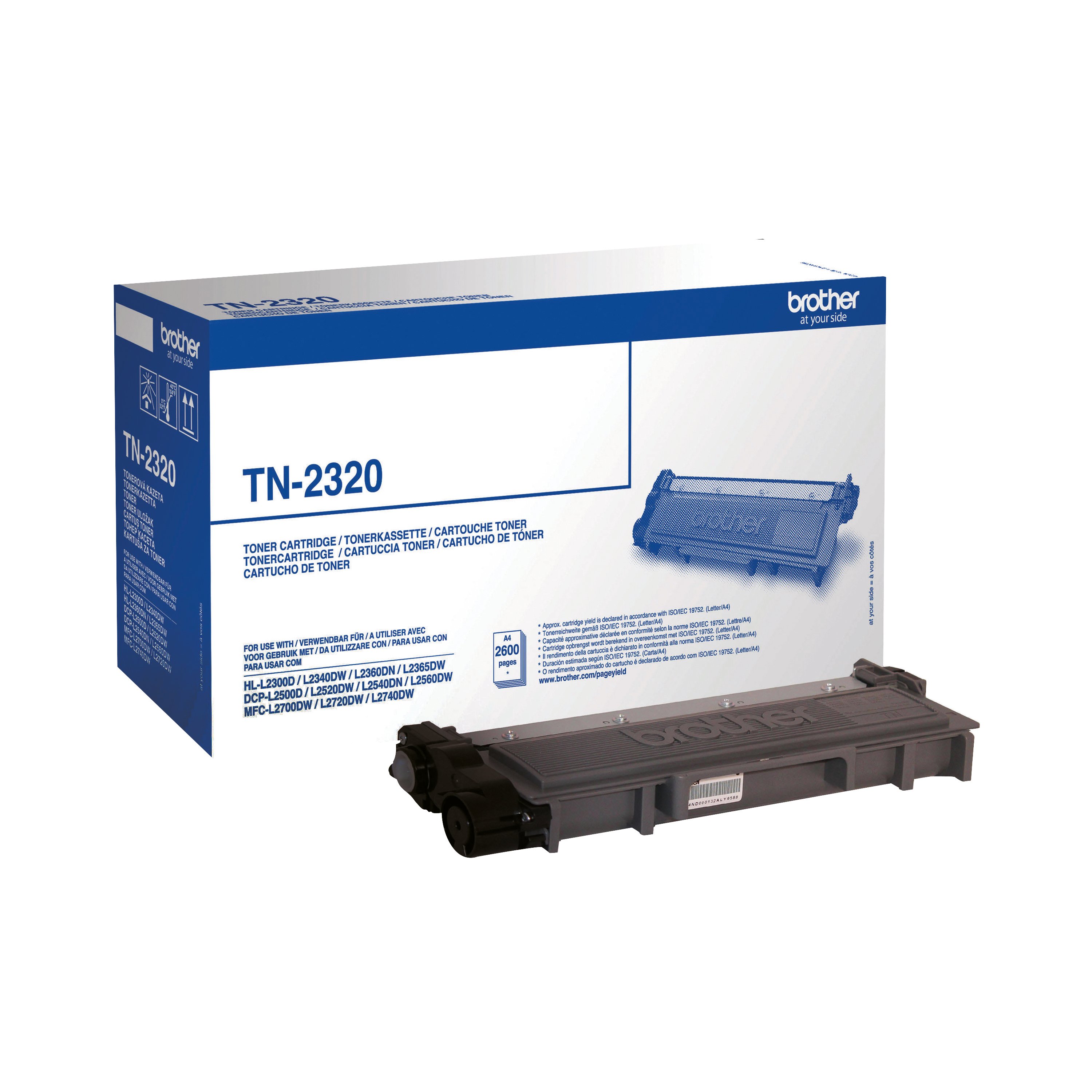 Image of Brother TN-2320 Toner Cartridge High Yield Black TN2320