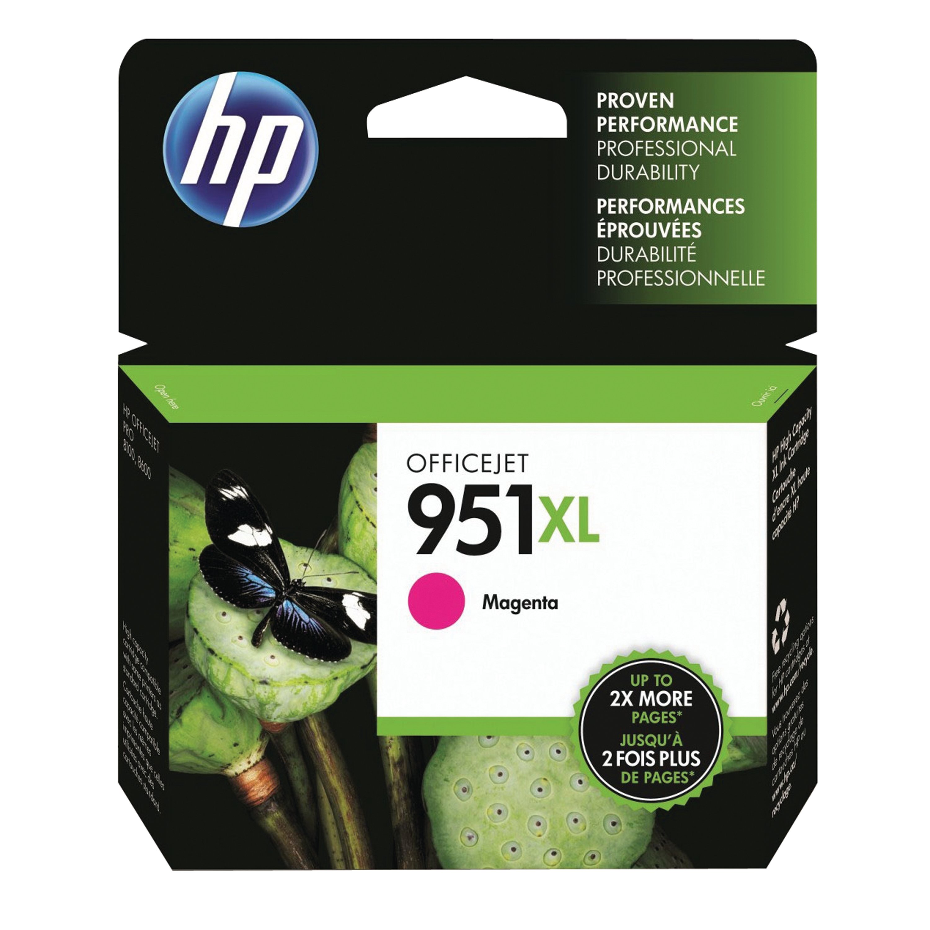 Image of HP 951XL Original Ink Cartridge High Yield Magenta CN047AE