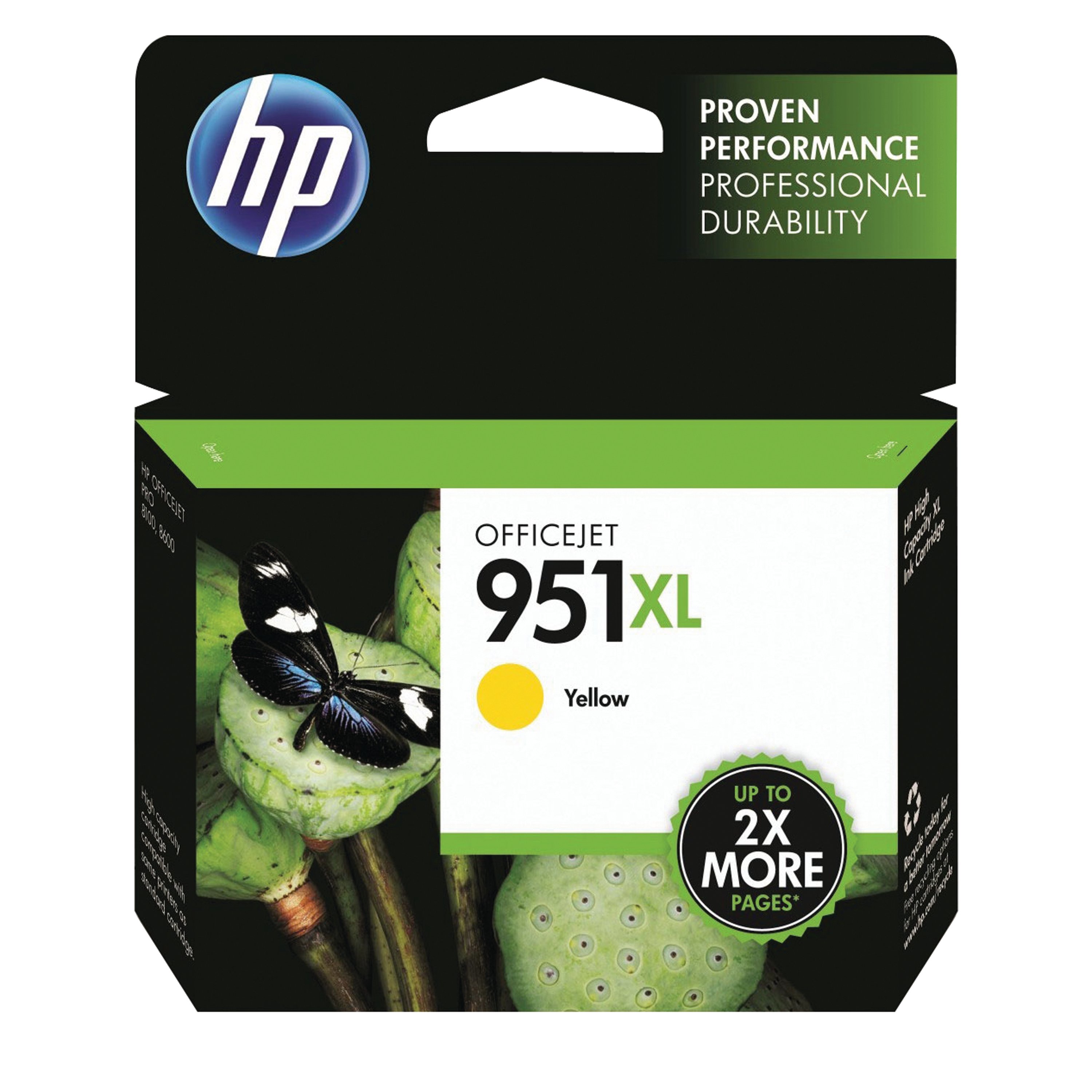 Image of HP 951XL Original Ink Cartridge High Yield Yellow CN048AE