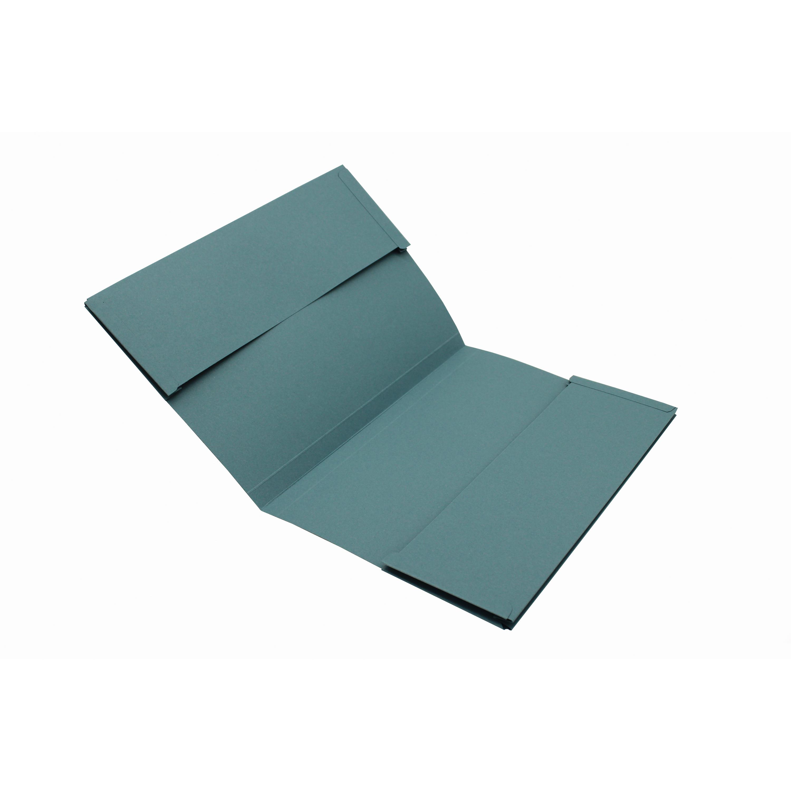Exacompta Guildhall Legal Double Pocket Wallet Foolscap Blue (Pack of ...