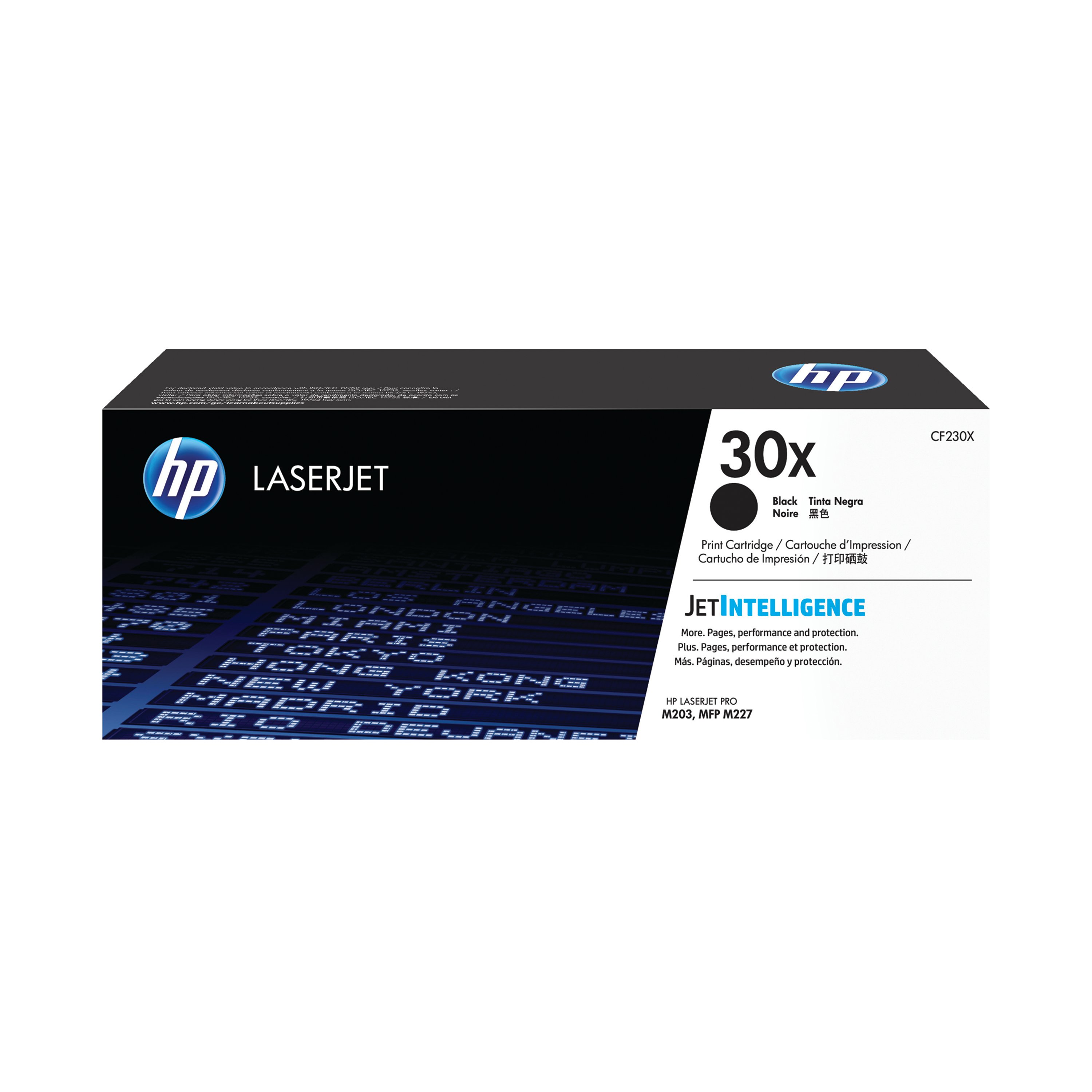 Image of HP 30X Original LaserJet Toner Cartridge High Yield Black CF230X