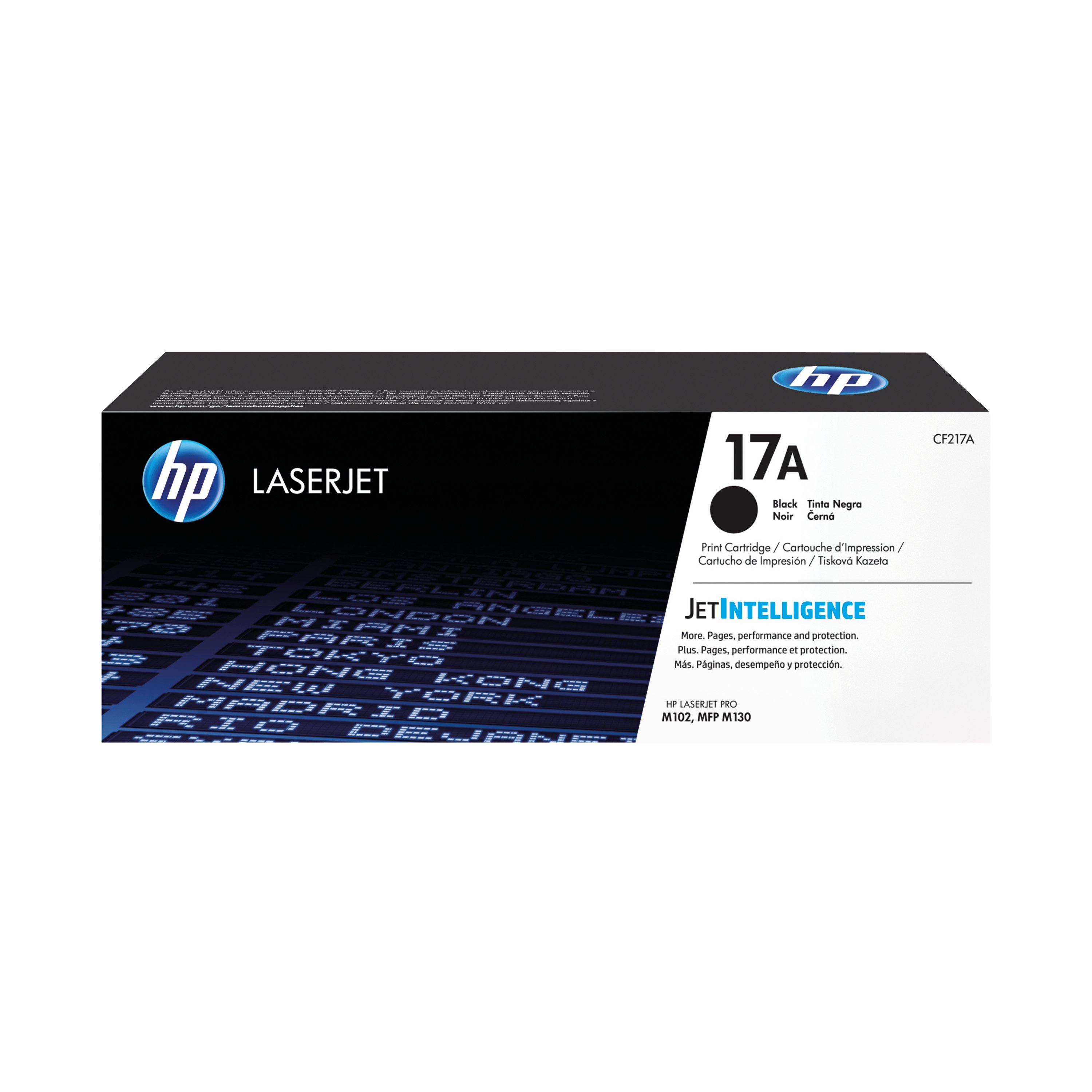 Image of HP 17A Original LaserJet Toner Cartridge Black CF217A