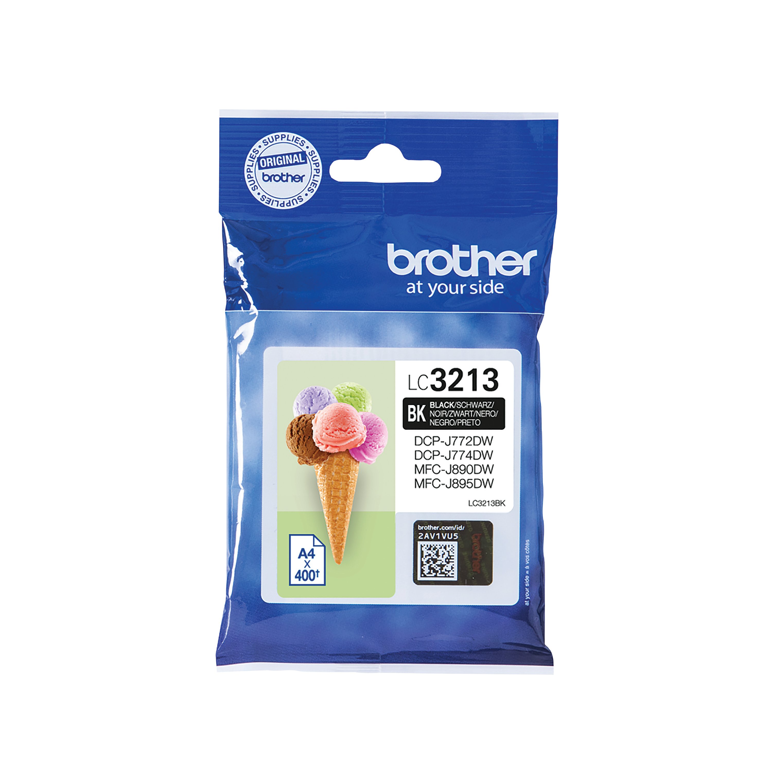 Image of Brother LC3213BK Inkjet Cartridge High Yield Black LC3213BK